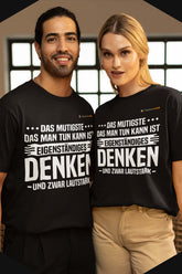 UnisexLeak T-Shirt (Oversize) - The Thinker