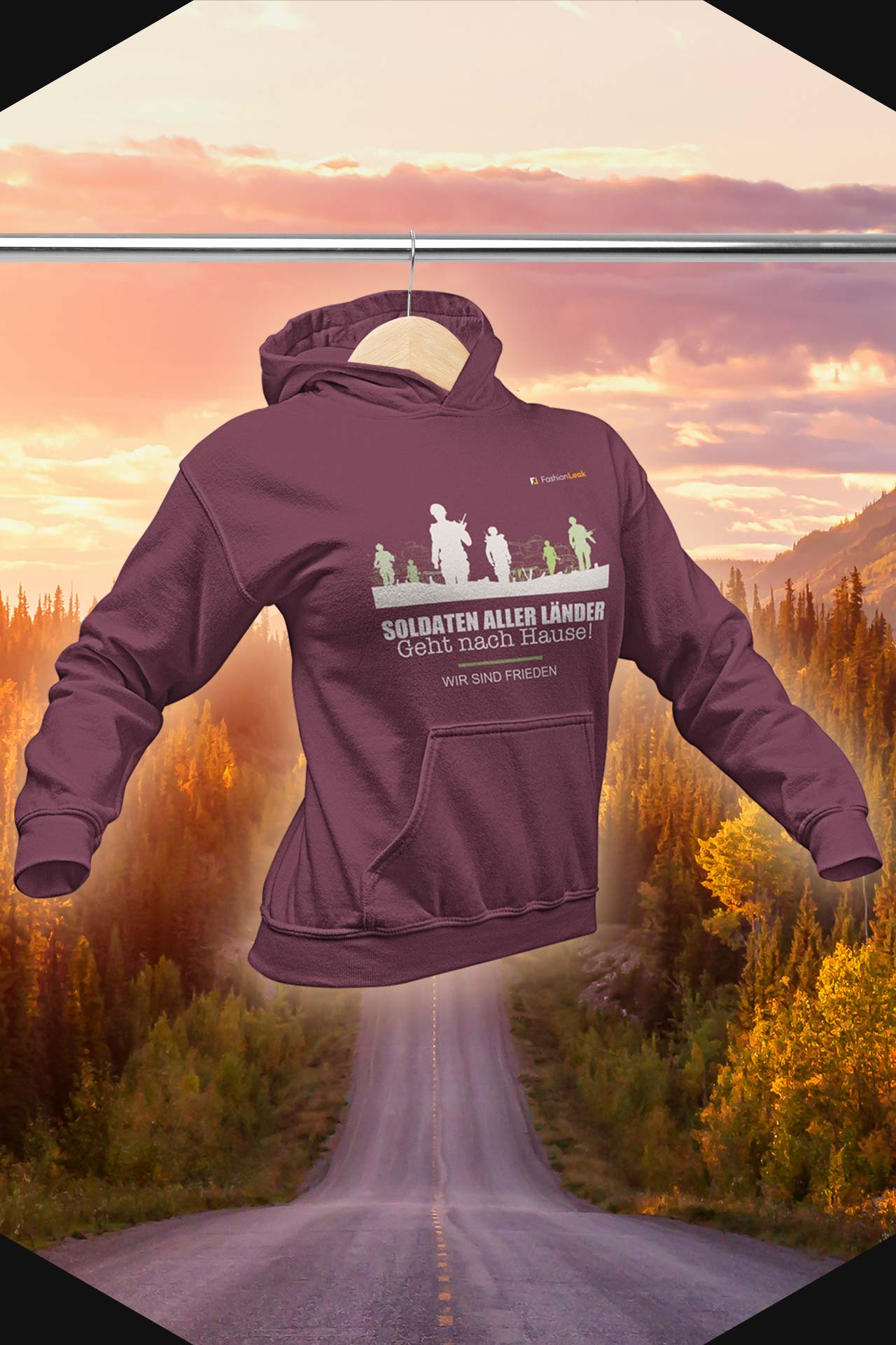 DamenLeak Hoodie - Freedom-Seeker