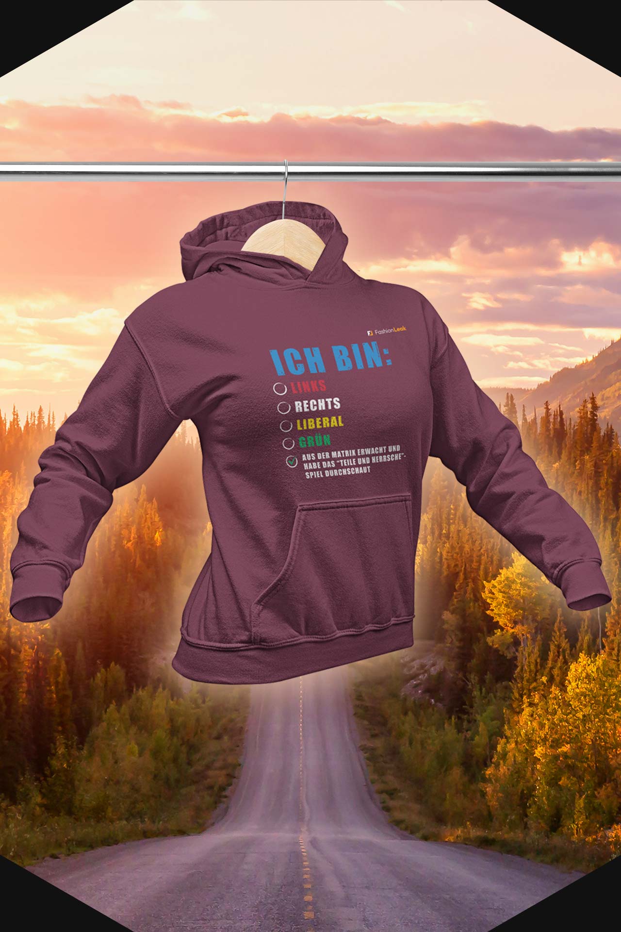 DamenLeak Hoodie - The Matrixxer