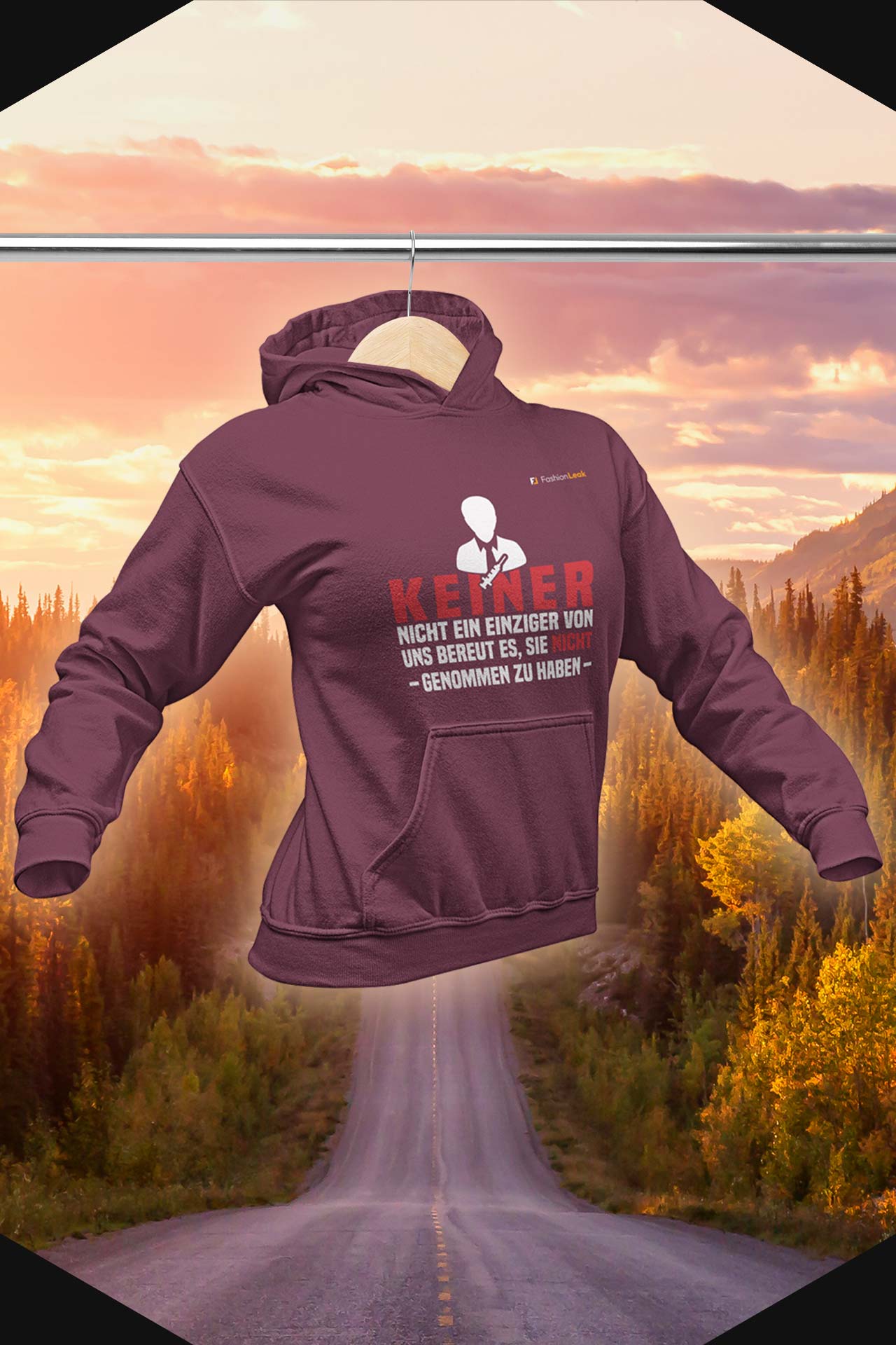 DamenLeak Hoodie - The Vaxno