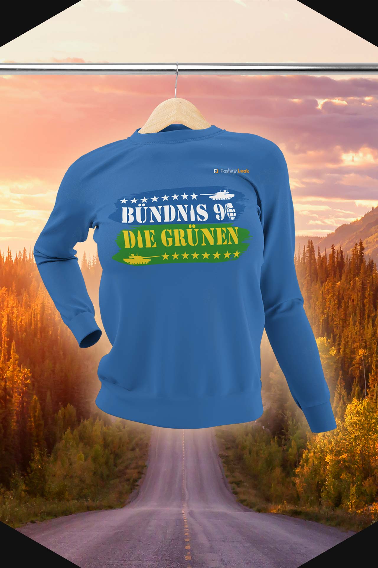 DamenLeak Sweater - Green War