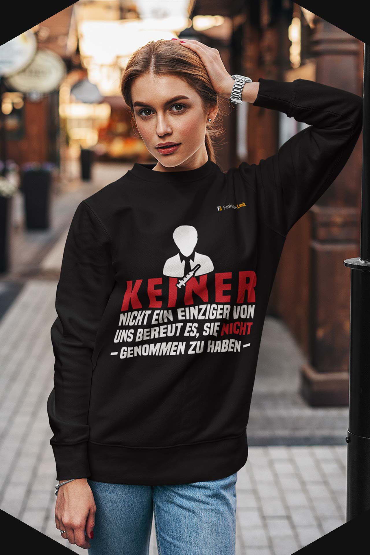 DamenLeak Sweater - The Vaxno