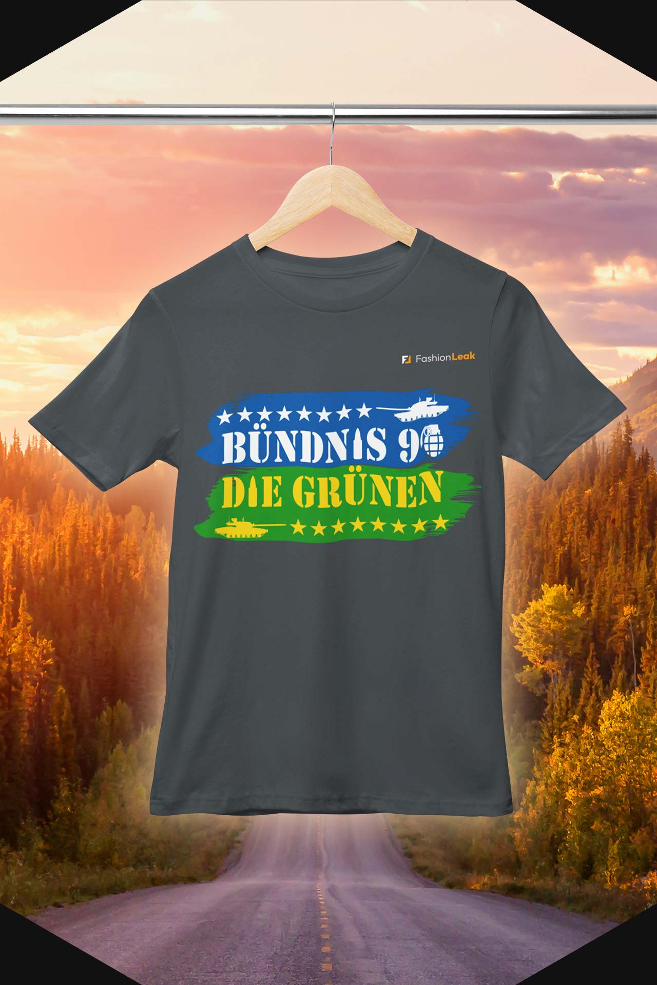 DamenLeak T-Shirt (Normalfit) - Green War