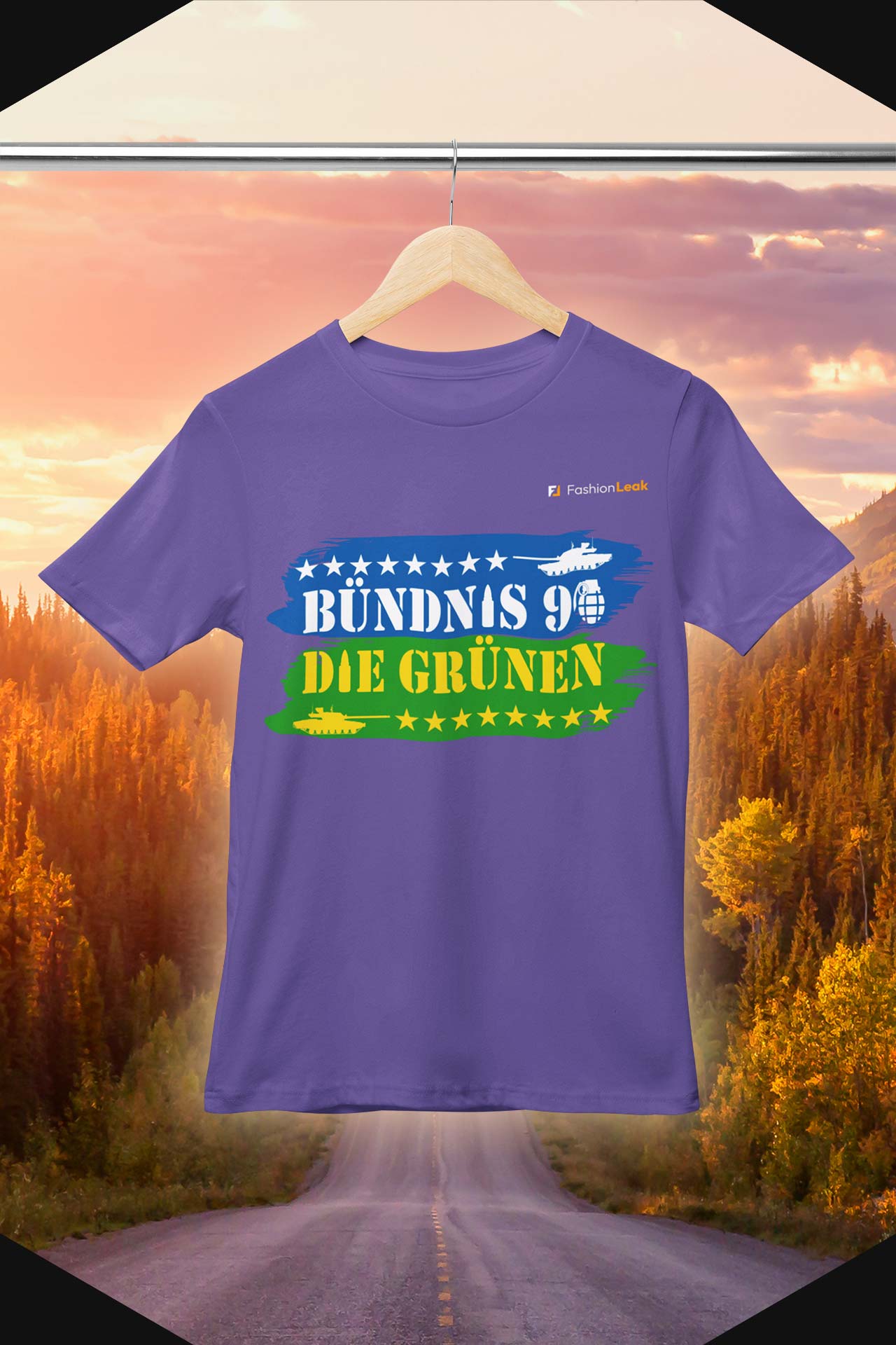 DamenLeak T-Shirt (Normalfit) - Green War