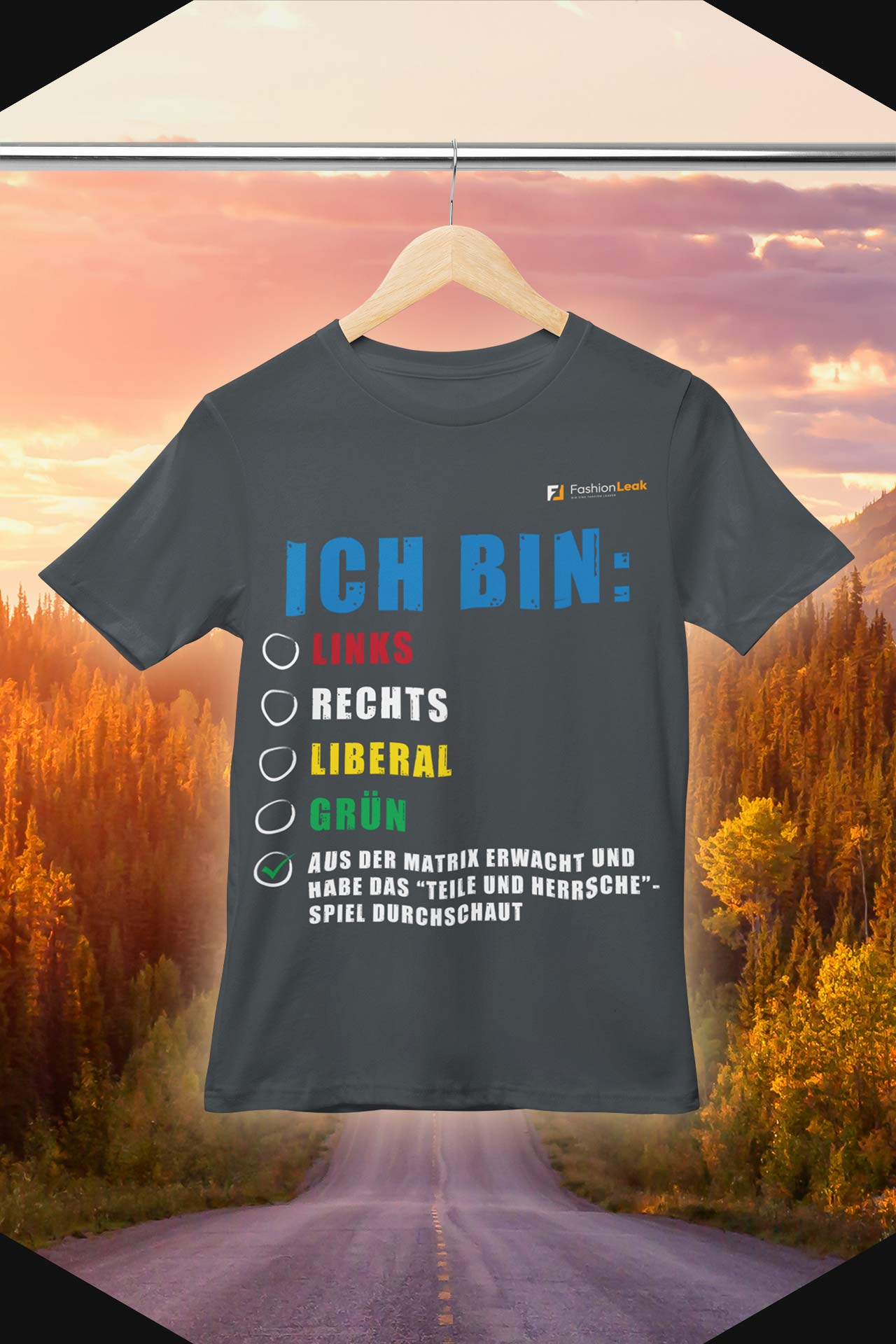 DamenLeak T-Shirt (Normalfit) - The Matrixxer