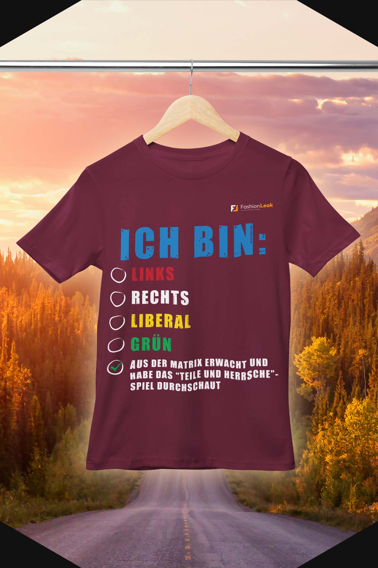 DamenLeak T-Shirt (Normalfit) - The Matrixxer