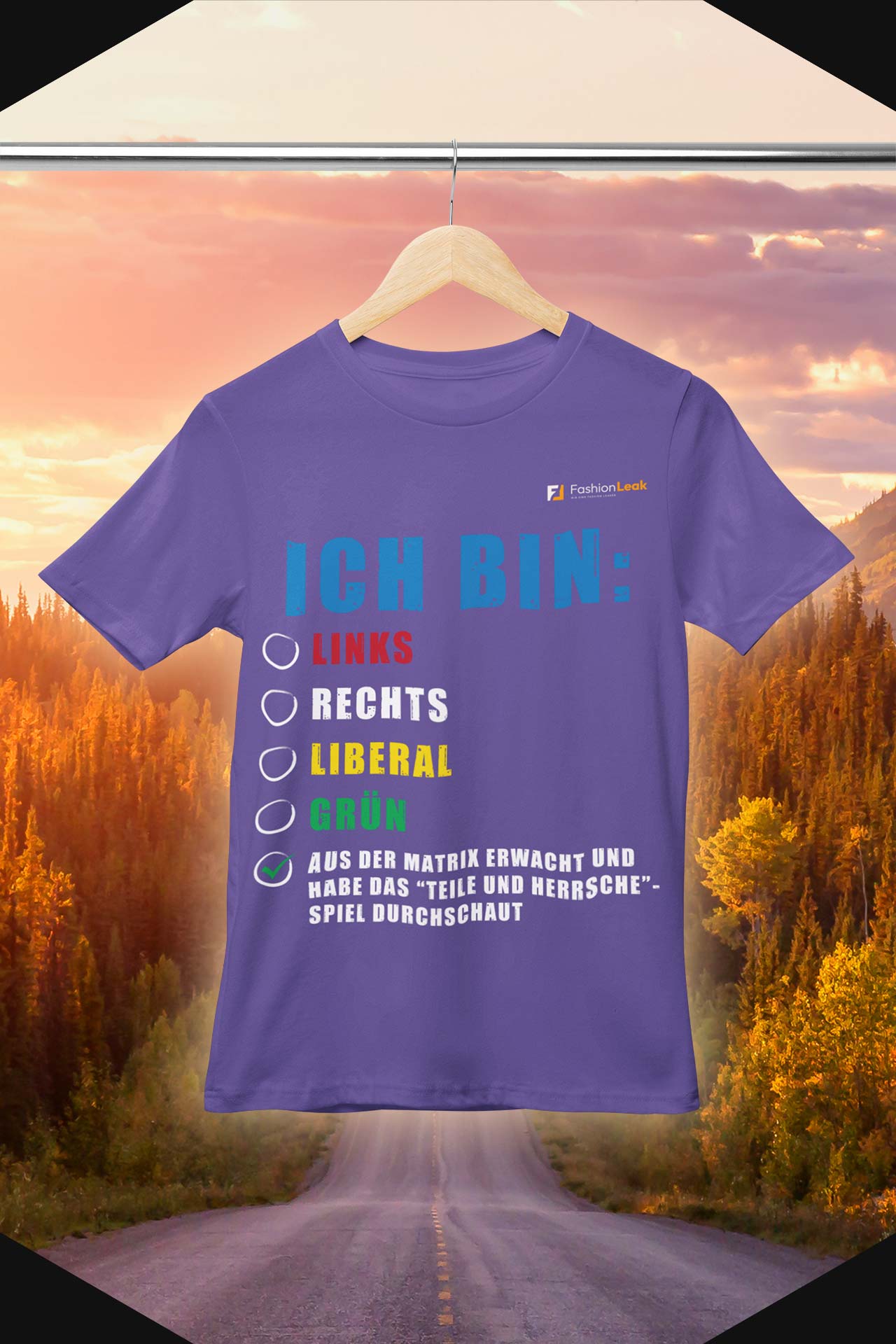 DamenLeak T-Shirt (Normalfit) - The Matrixxer