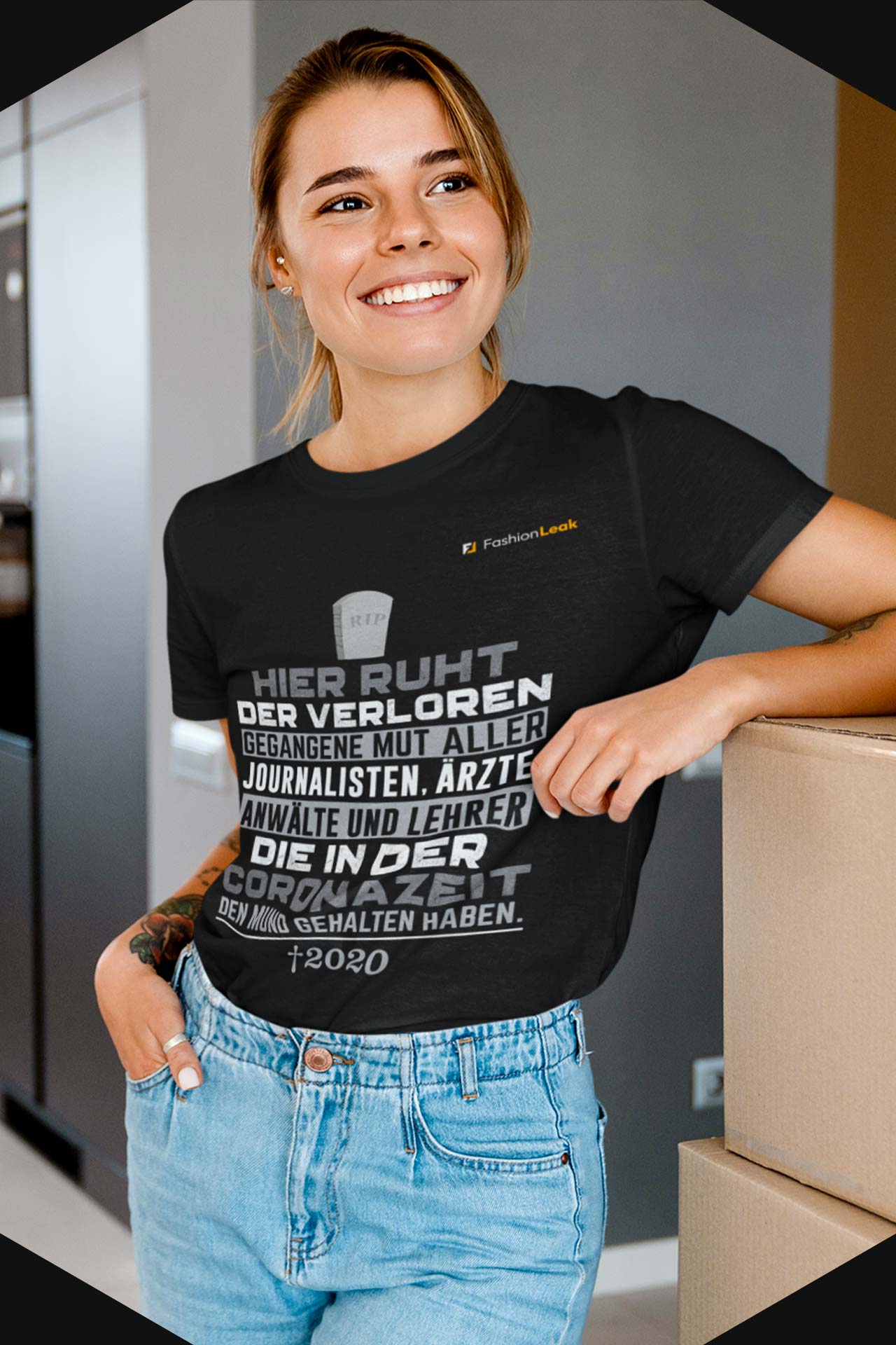 DamenLeak T-Shirt (Normalfit) - The C-Ripper