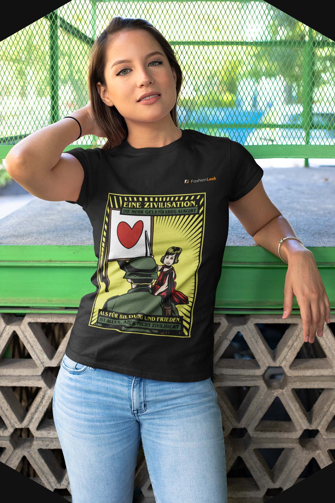 DamenLeak T-Shirt (Normalfit) - The Civilizer