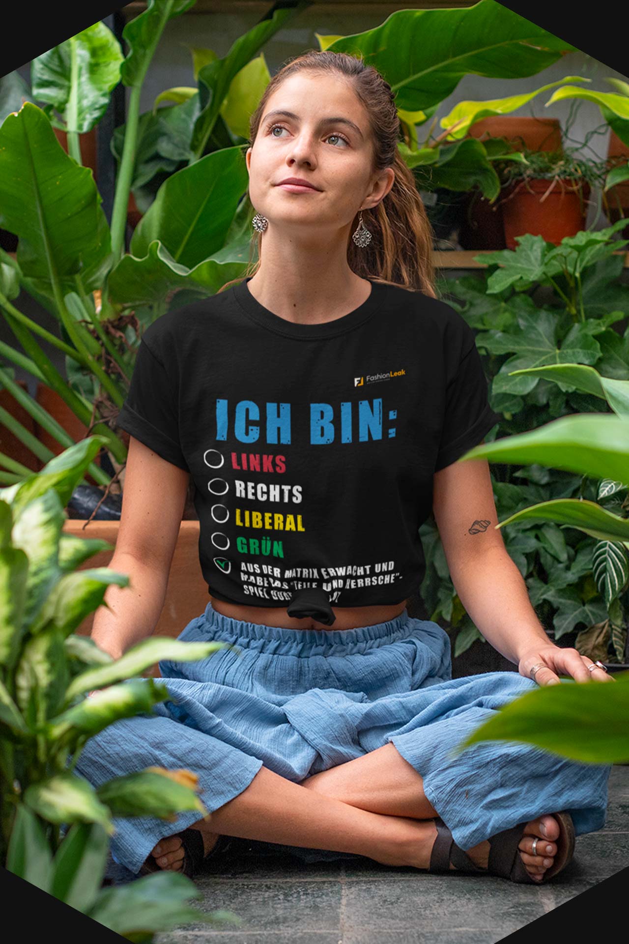 DamenLeak T-Shirt (Normalfit) - The Matrixxer