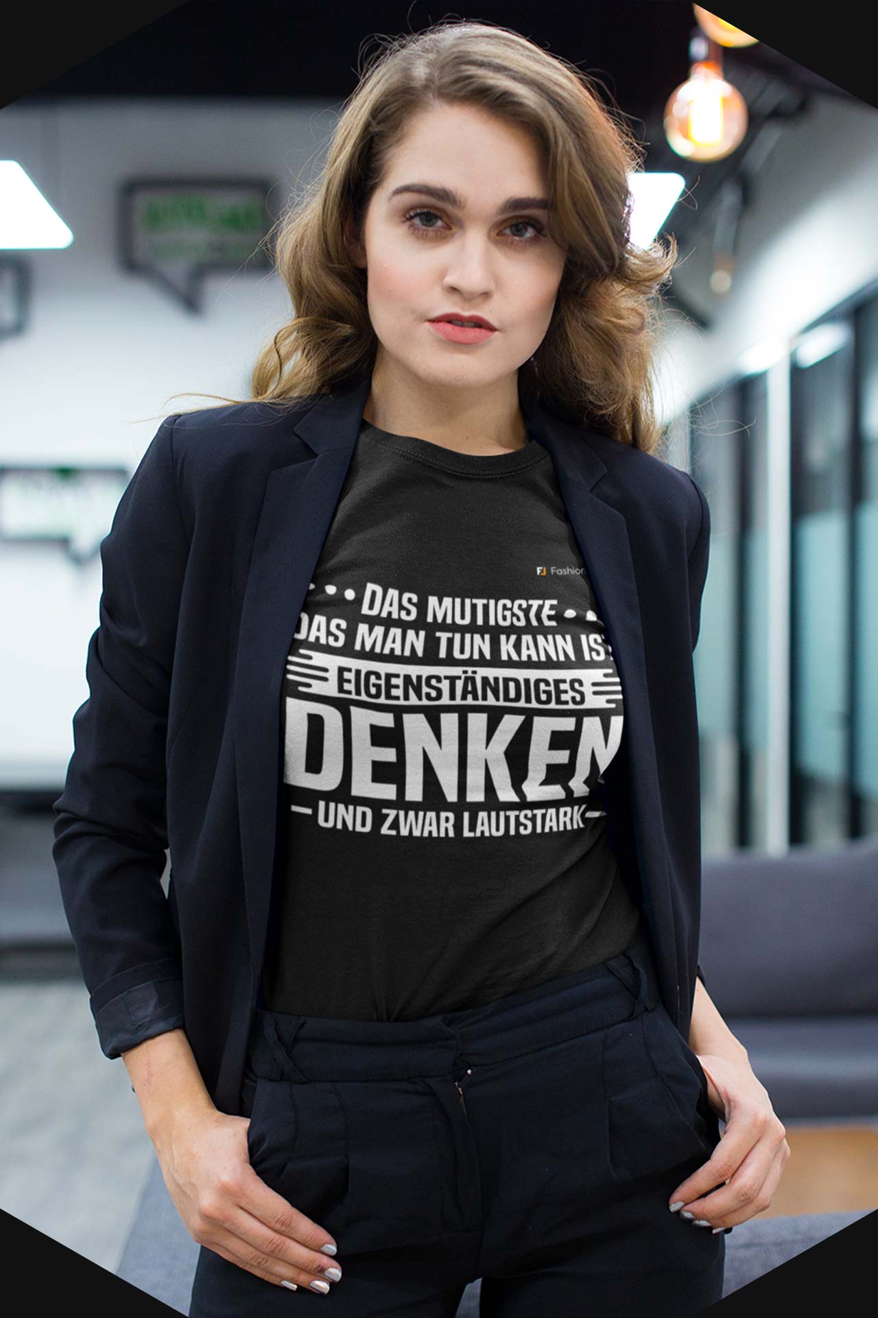 DamenLeak T-Shirt (Normalfit) - The Thinker