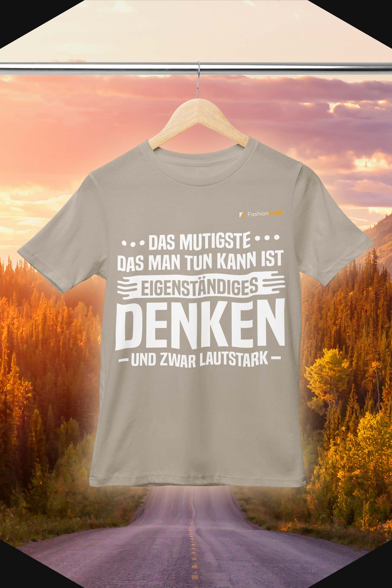 DamenLeak T-Shirt (Normalfit) - The Thinker