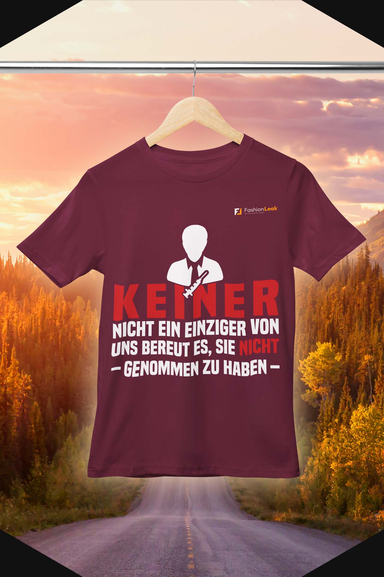 DamenLeak T-Shirt (Normalfit) - The Vaxno