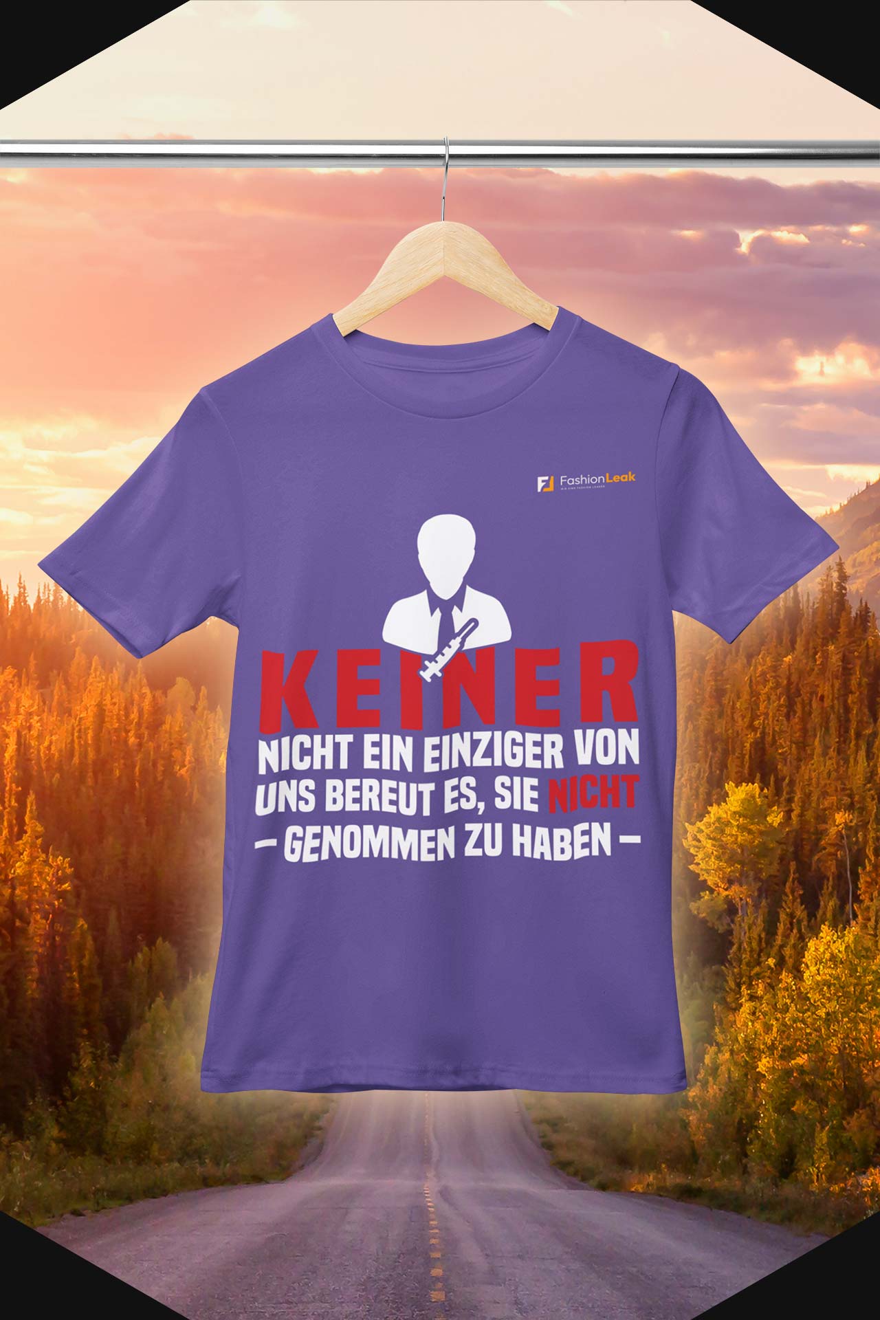 DamenLeak T-Shirt (Normalfit) - The Vaxno