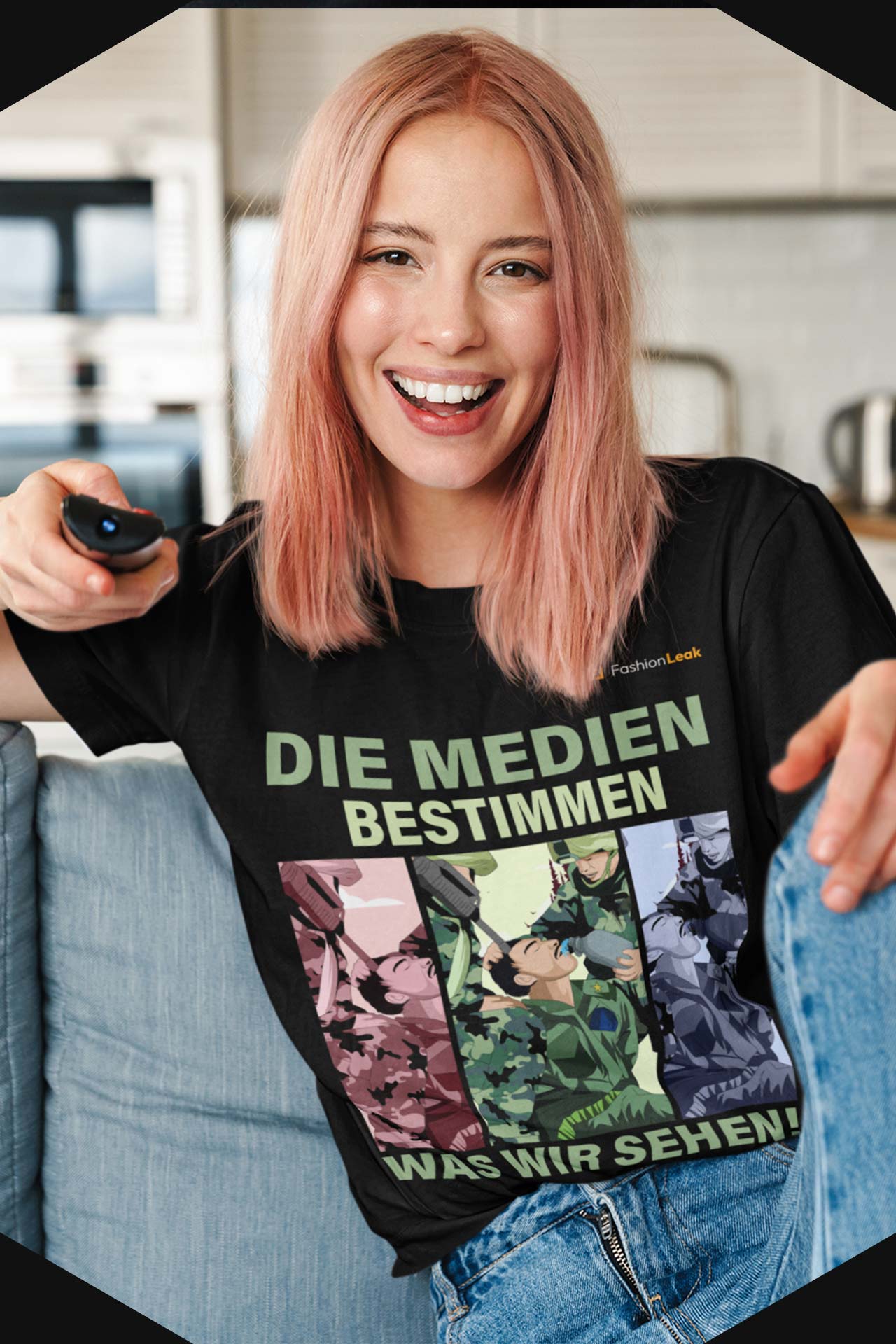 DamenLeak T-Shirt (Oversize) - The Brainwasher