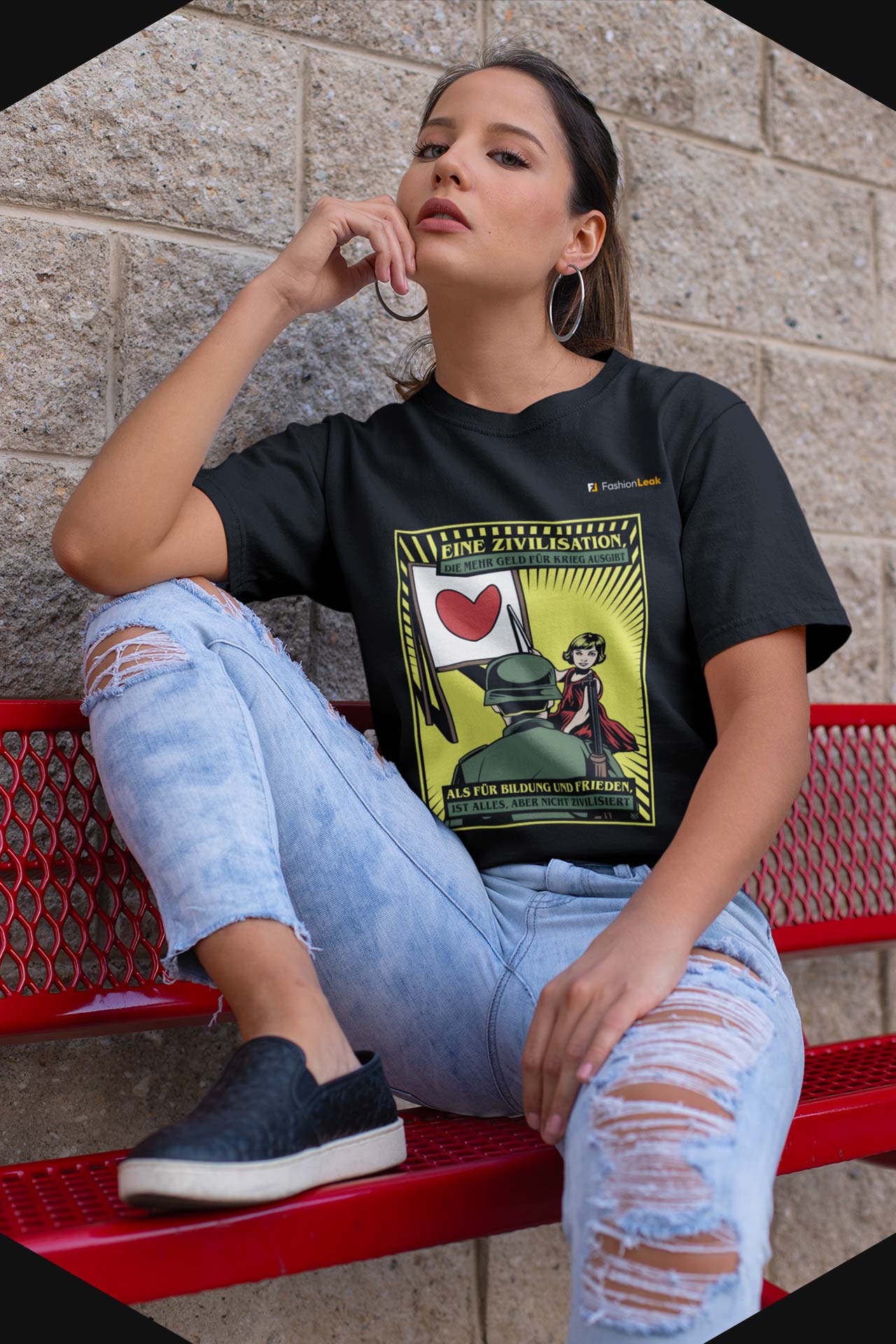 DamenLeak T-Shirt (Oversize) - The Civilizer