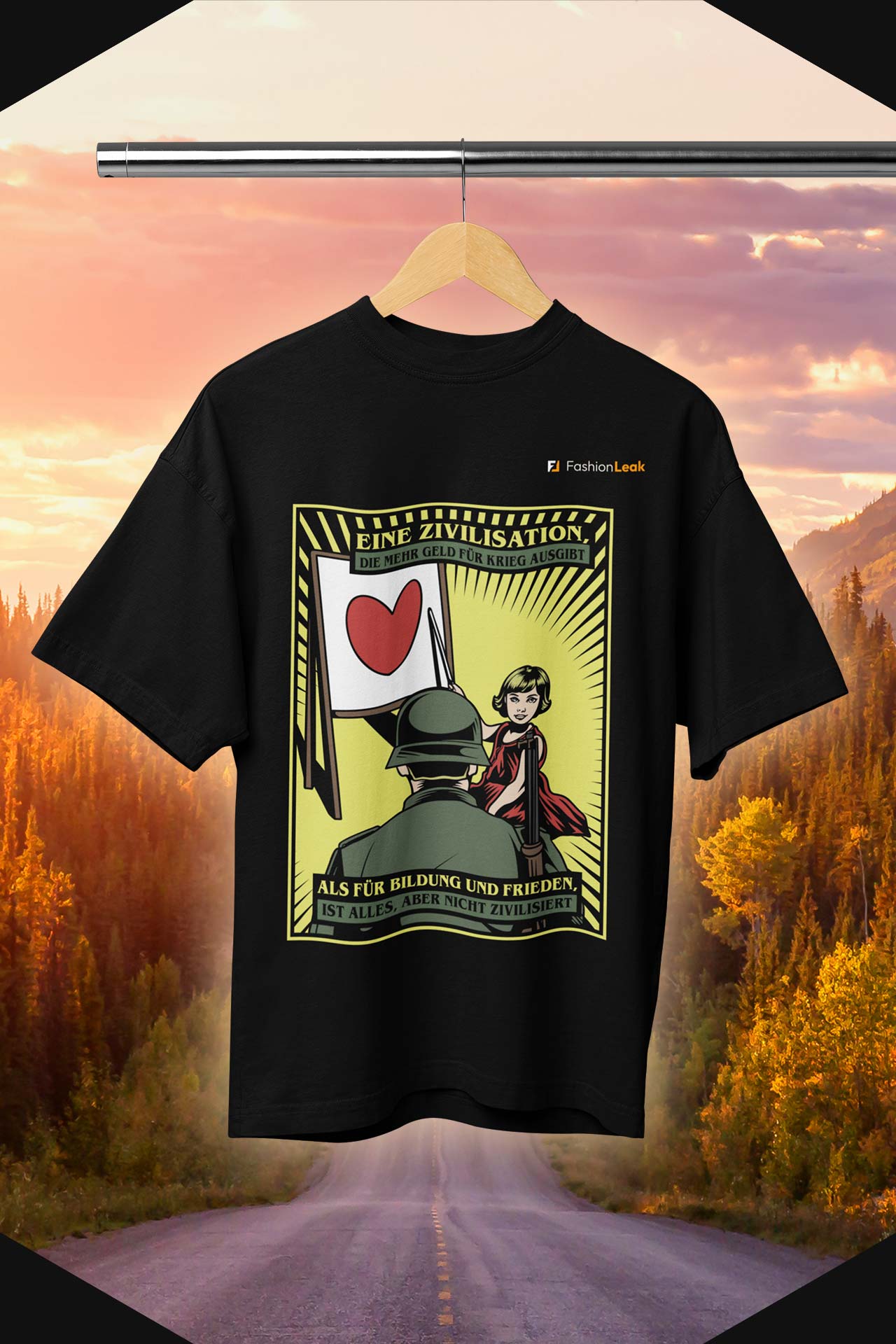 DamenLeak T-Shirt (Oversize) - The Civilizer