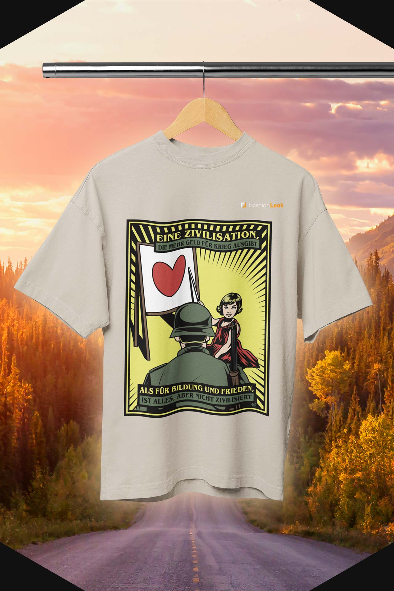 DamenLeak T-Shirt (Oversize) - The Civilizer