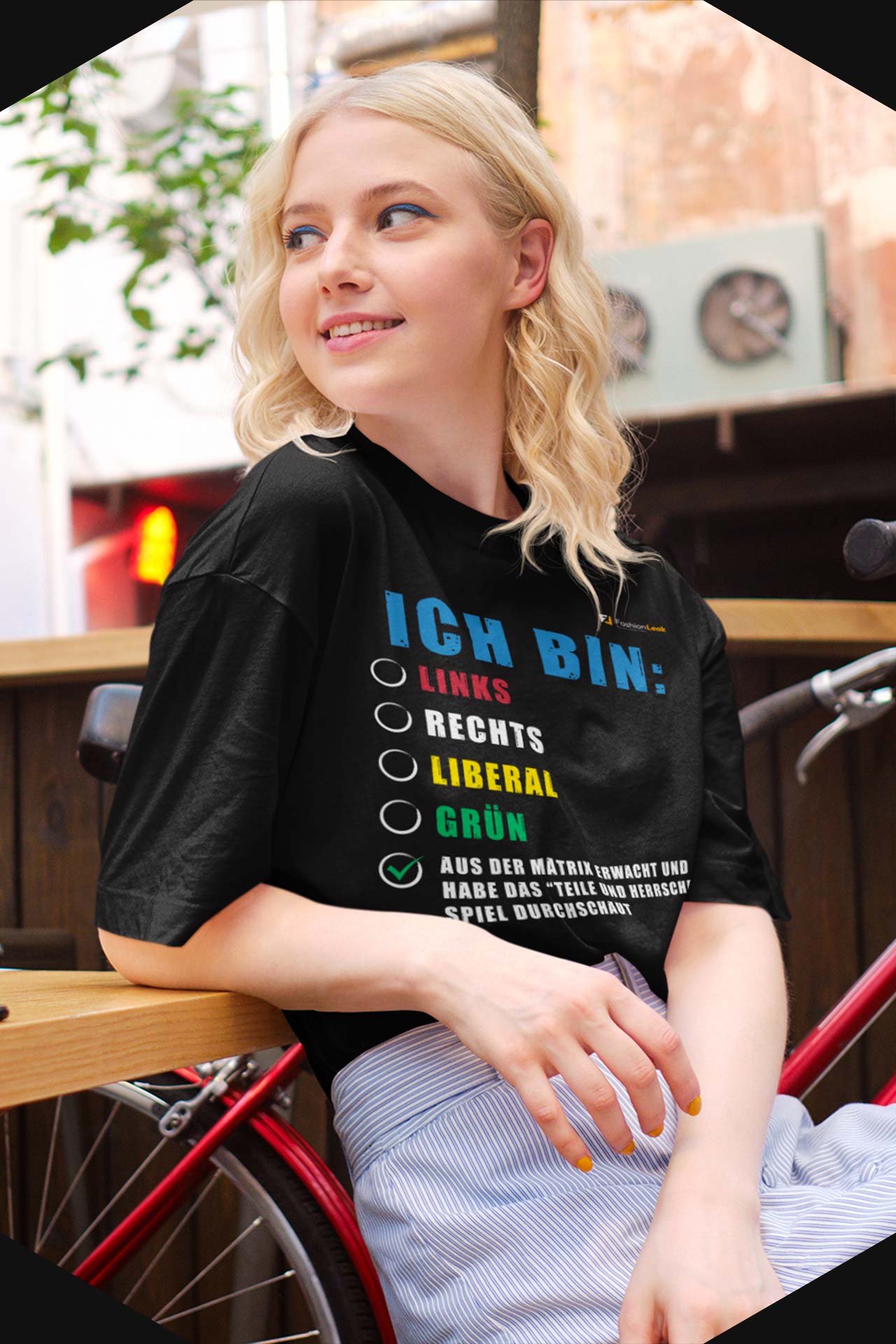 DamenLeak T-Shirt (Oversize) - The Matrixxer