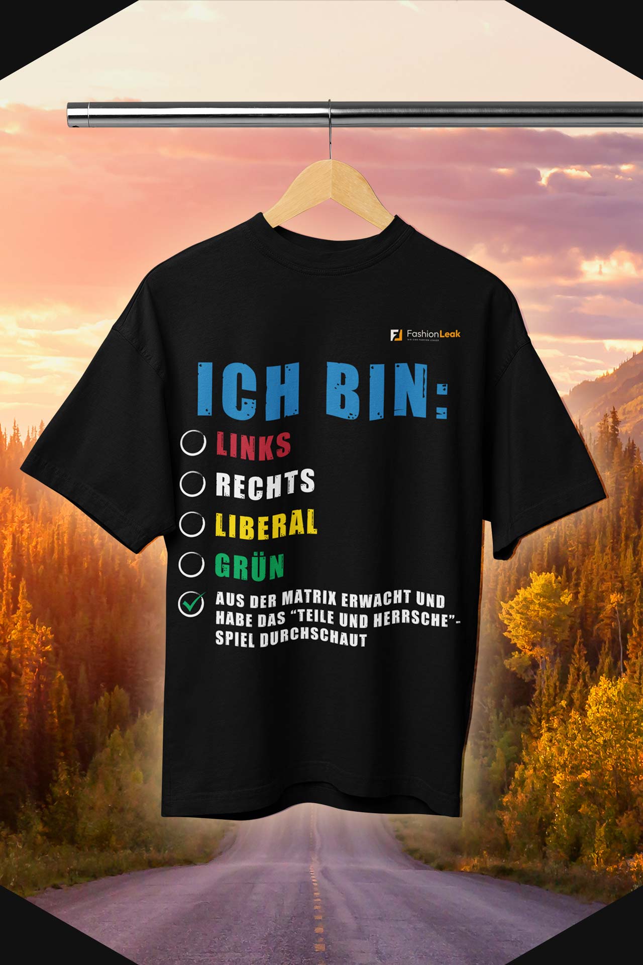 DamenLeak T-Shirt (Oversize) - The Matrixxer