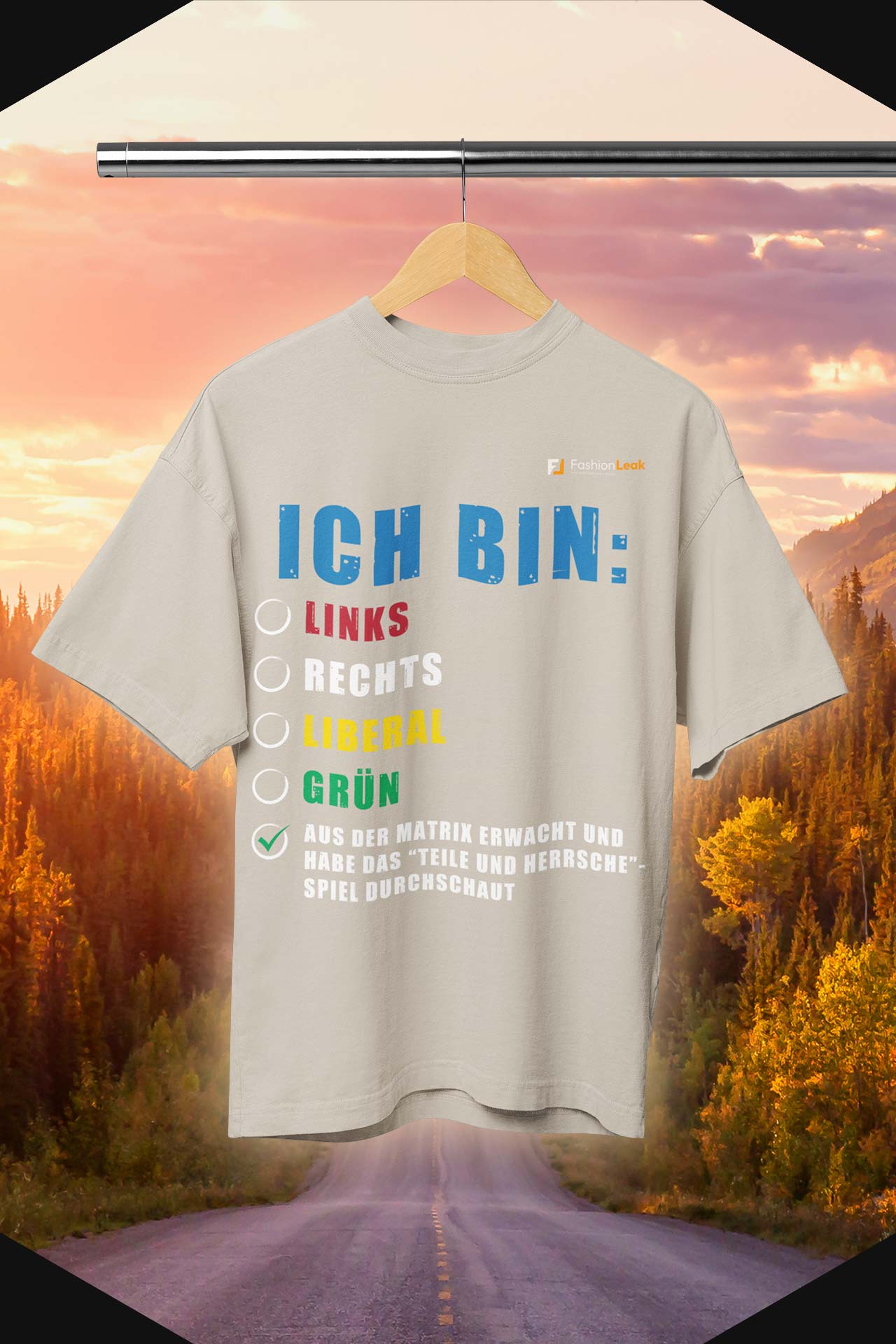 DamenLeak T-Shirt (Oversize) - The Matrixxer