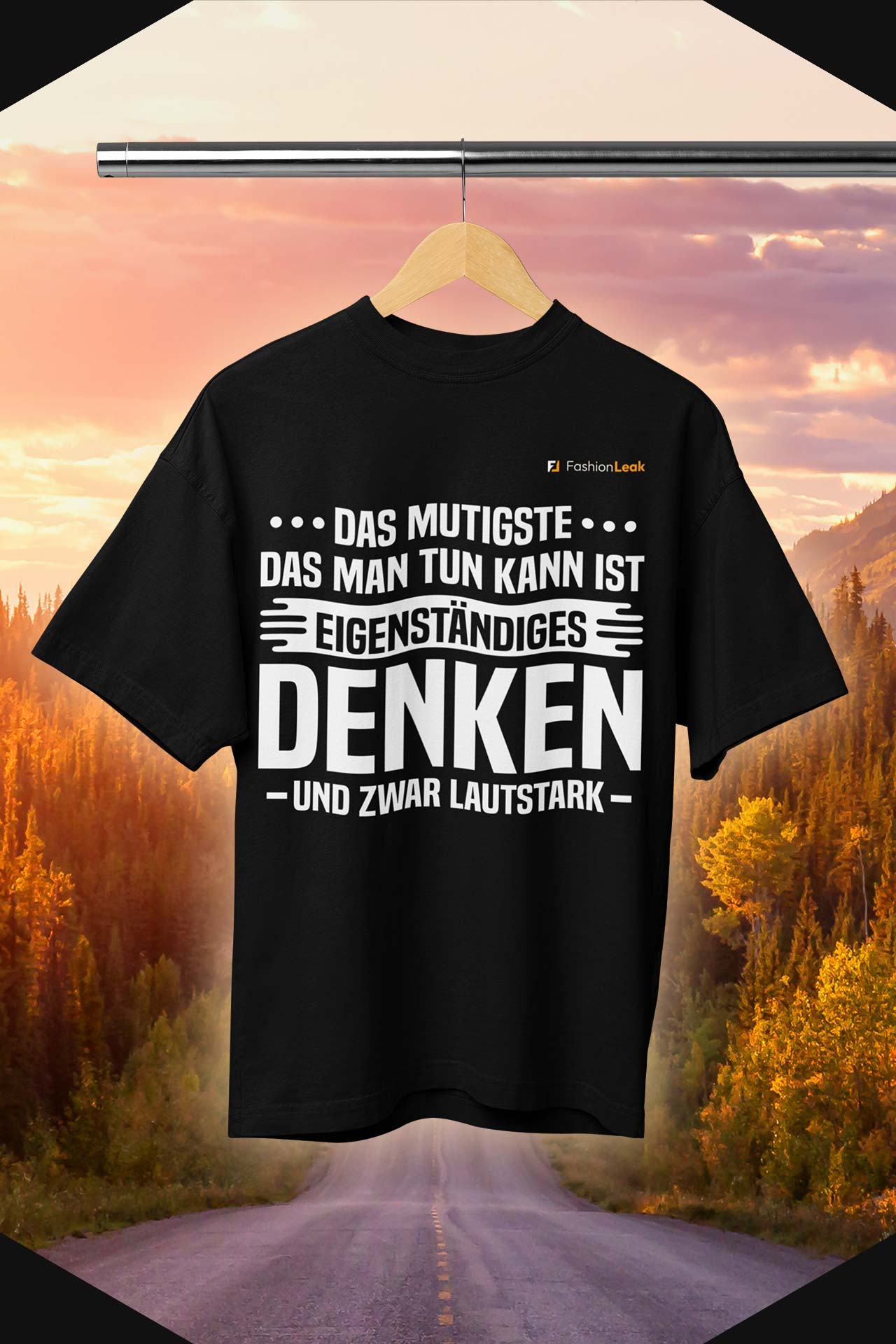 DamenLeak T-Shirt (Oversize) - The Thinker