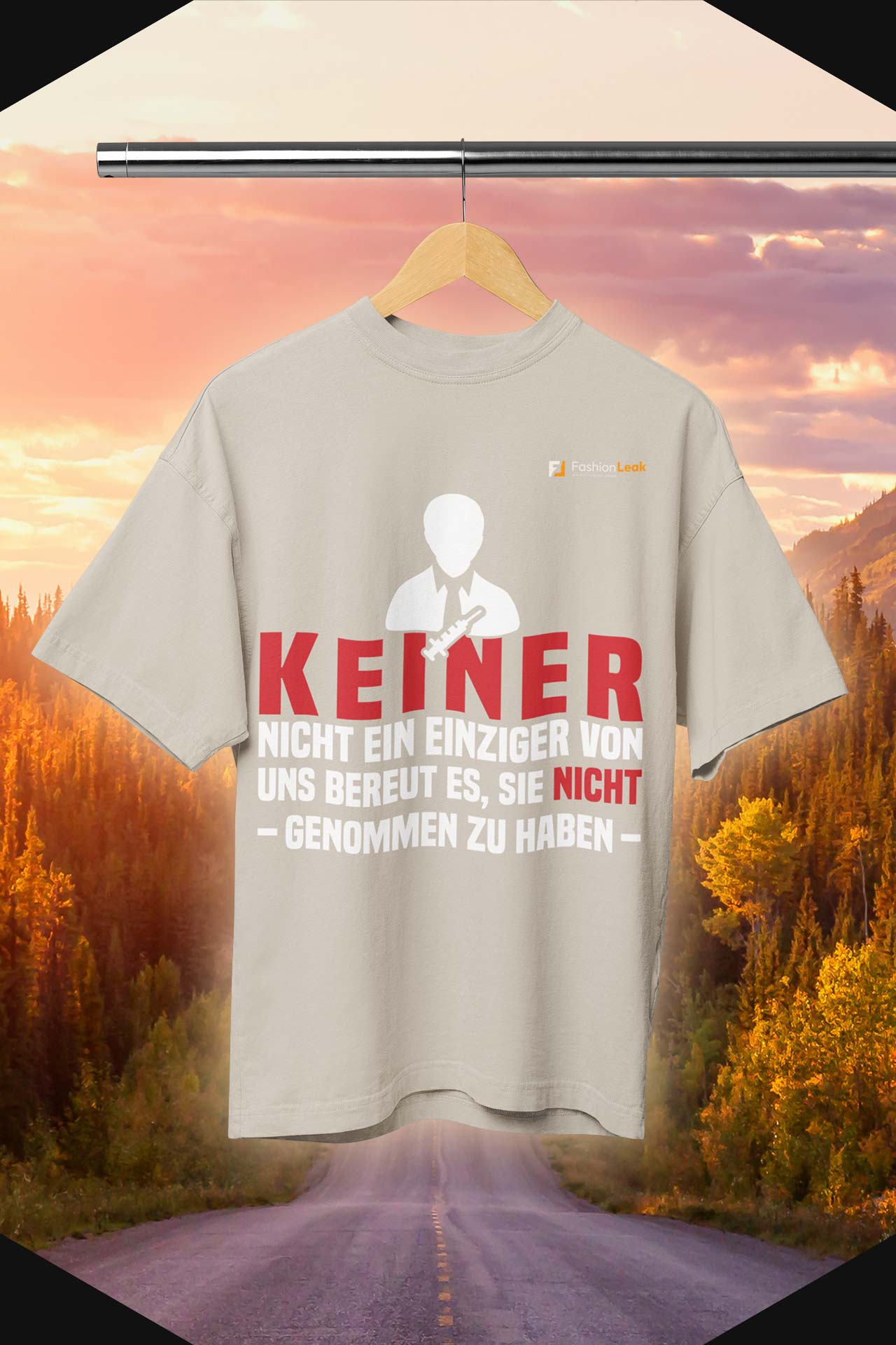 DamenLeak T-Shirt (Oversize) - The Vaxno