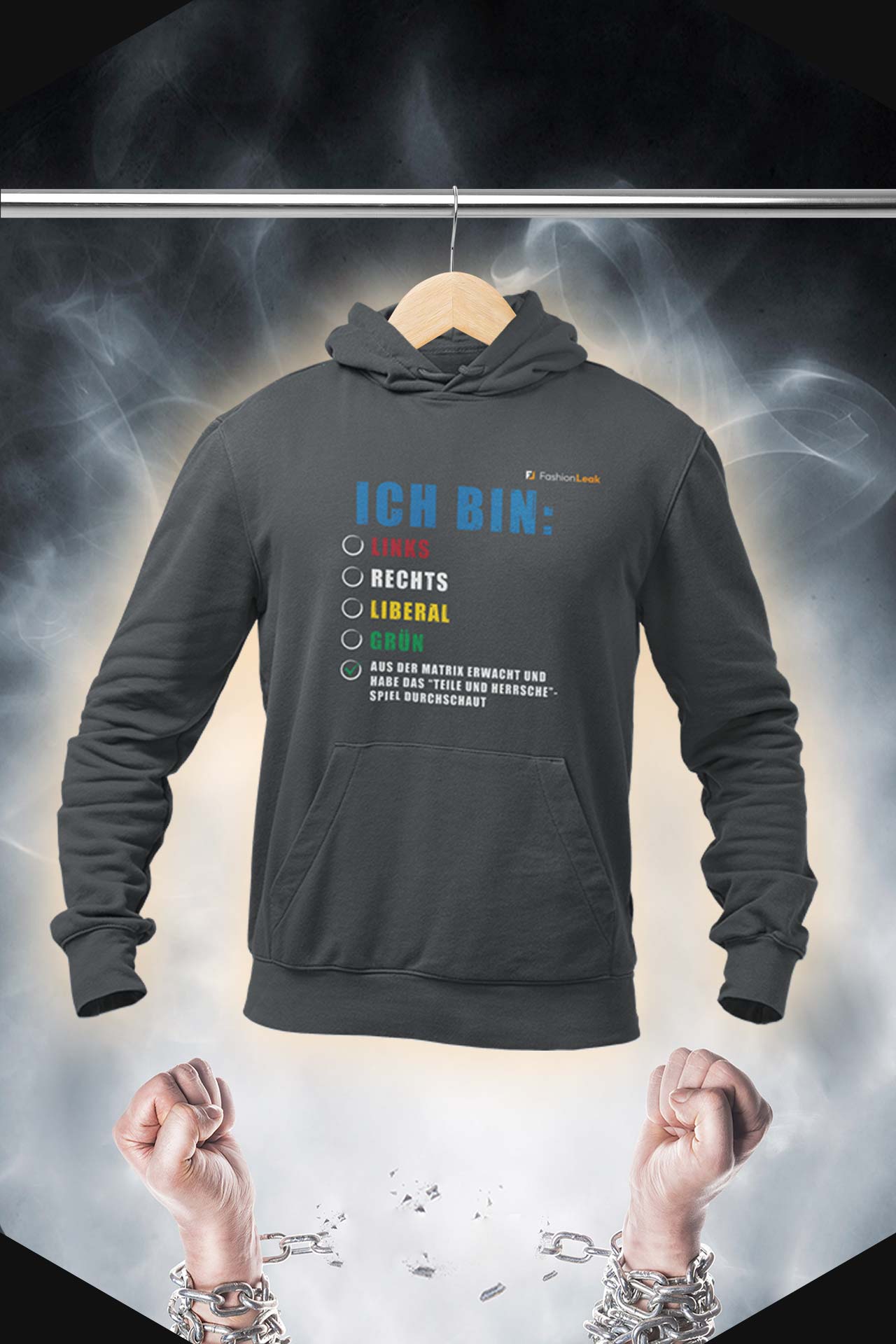 HerrenLeak Hoodie - The Matrixxer