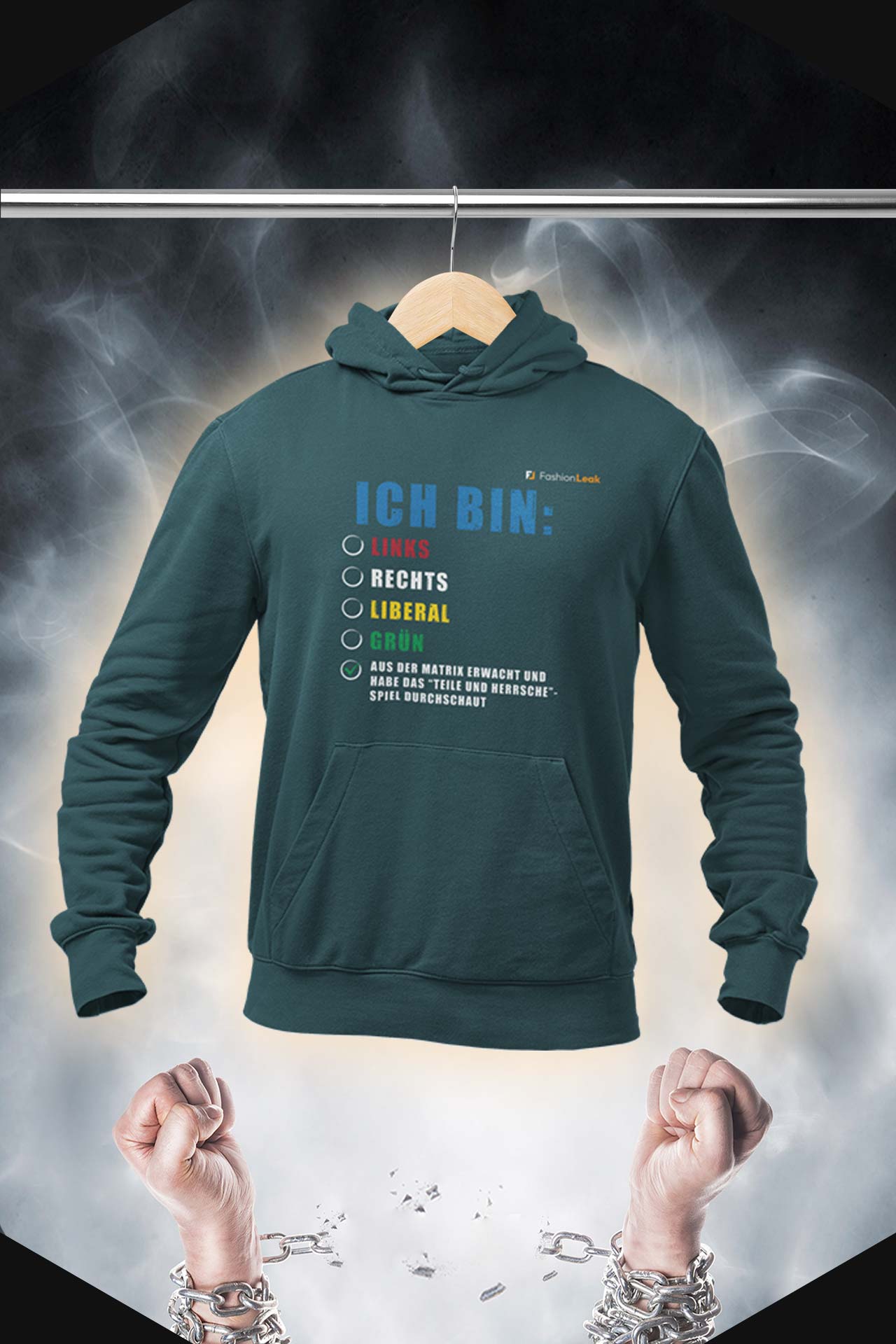 HerrenLeak Hoodie - The Matrixxer