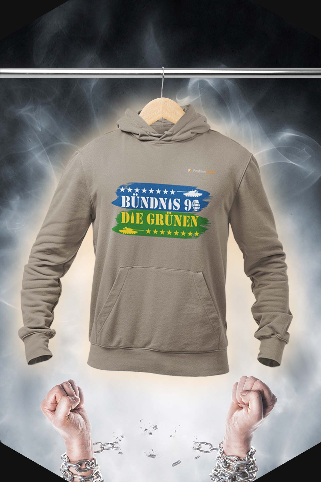 HerrenLeak Hoodie - Green War