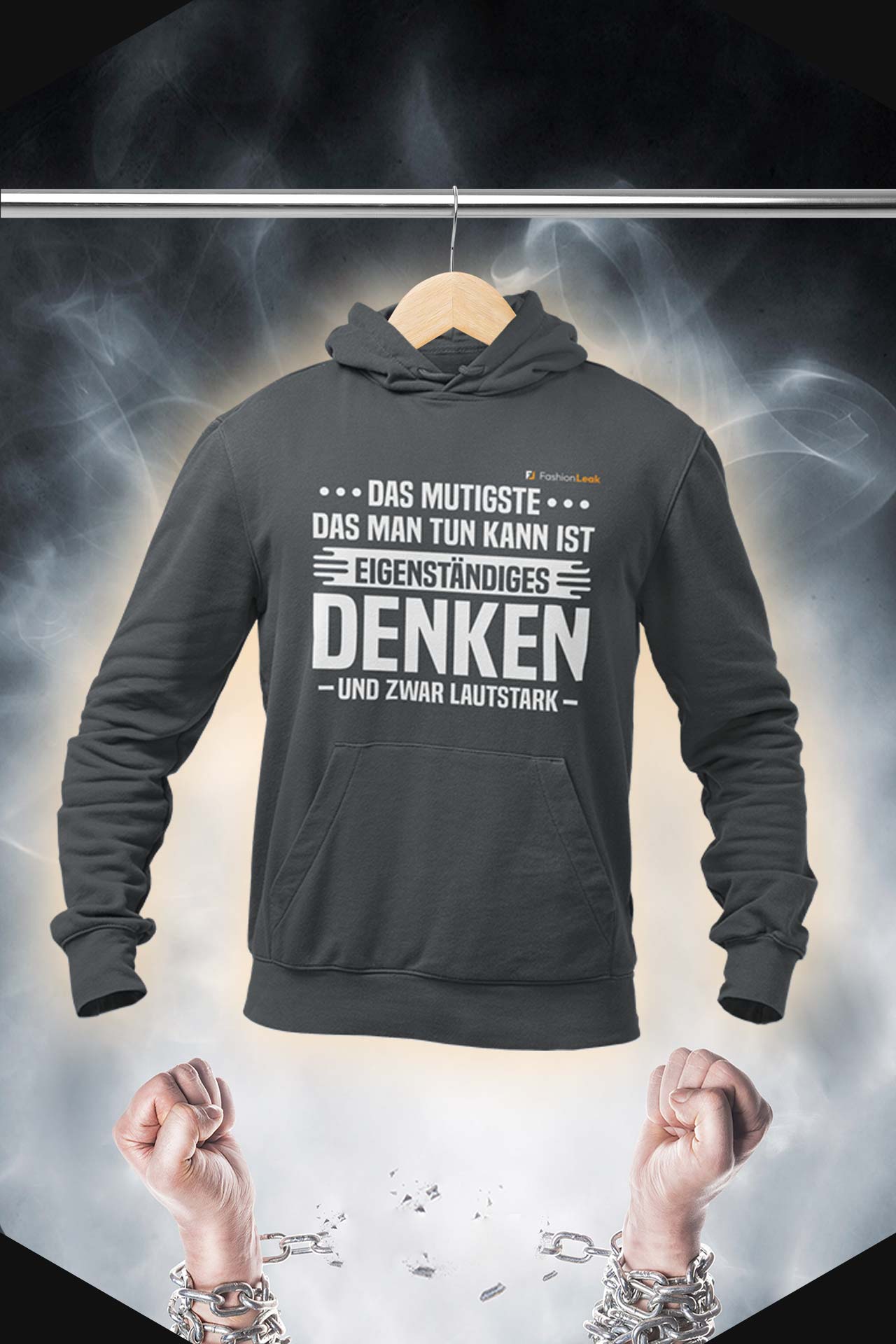 HerrenLeak Hoodie - The Thinker