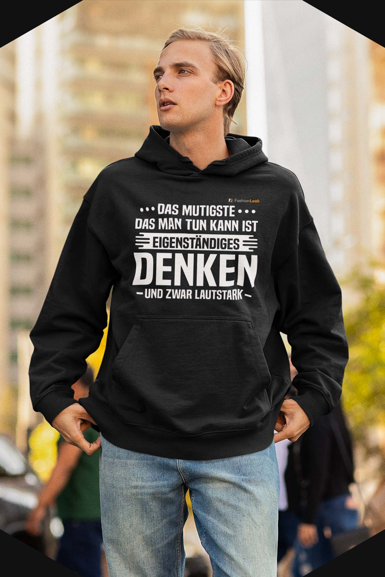 HerrenLeak Hoodie - The Thinker