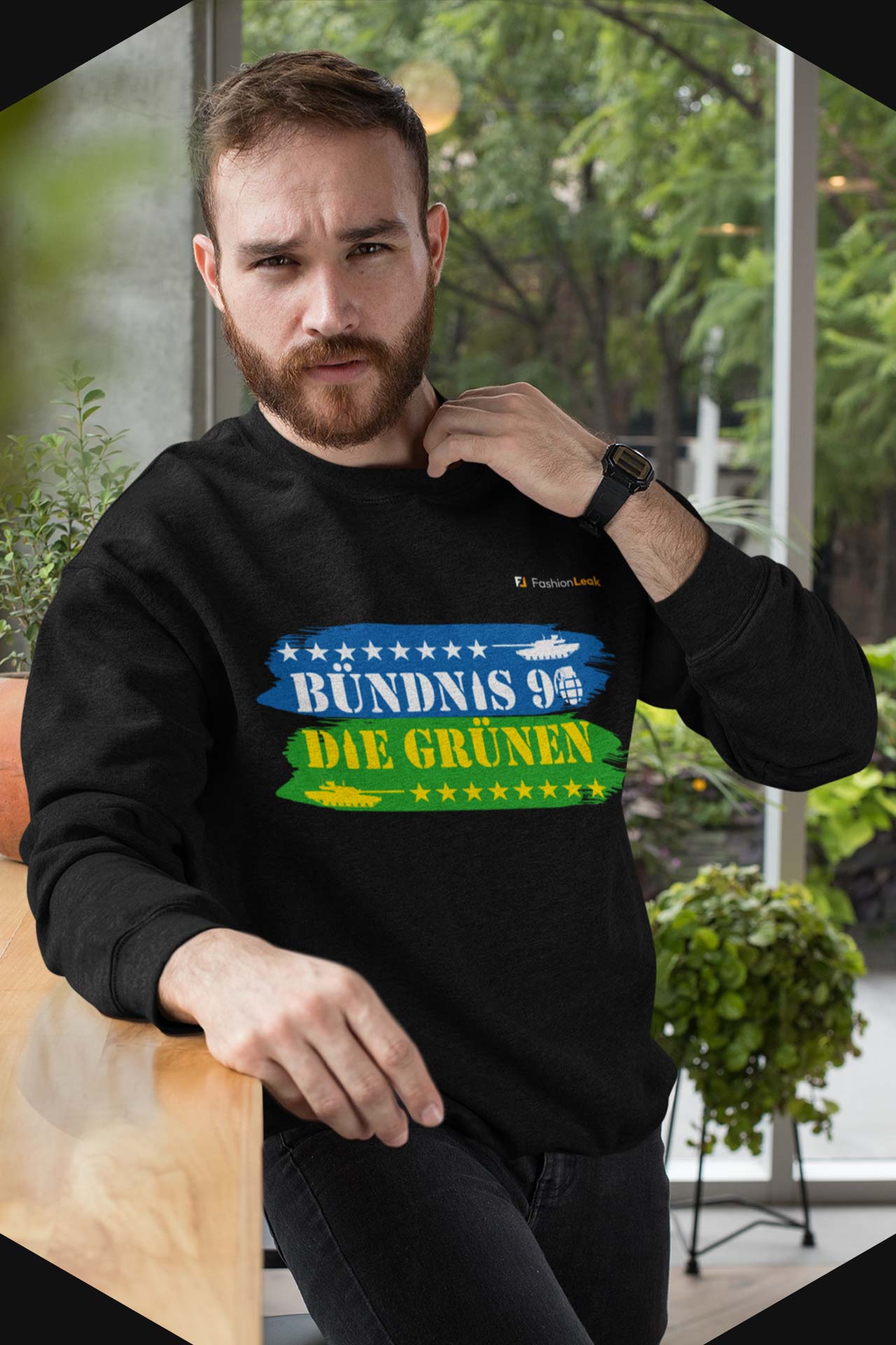 HerrenLeak Sweater - Green War