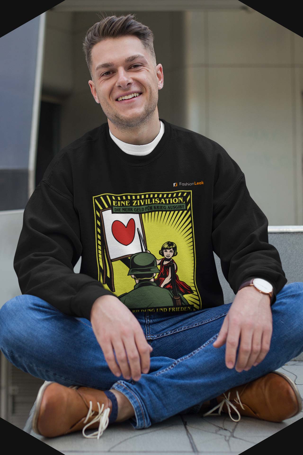 HerrenLeak Sweater - The Civilizer