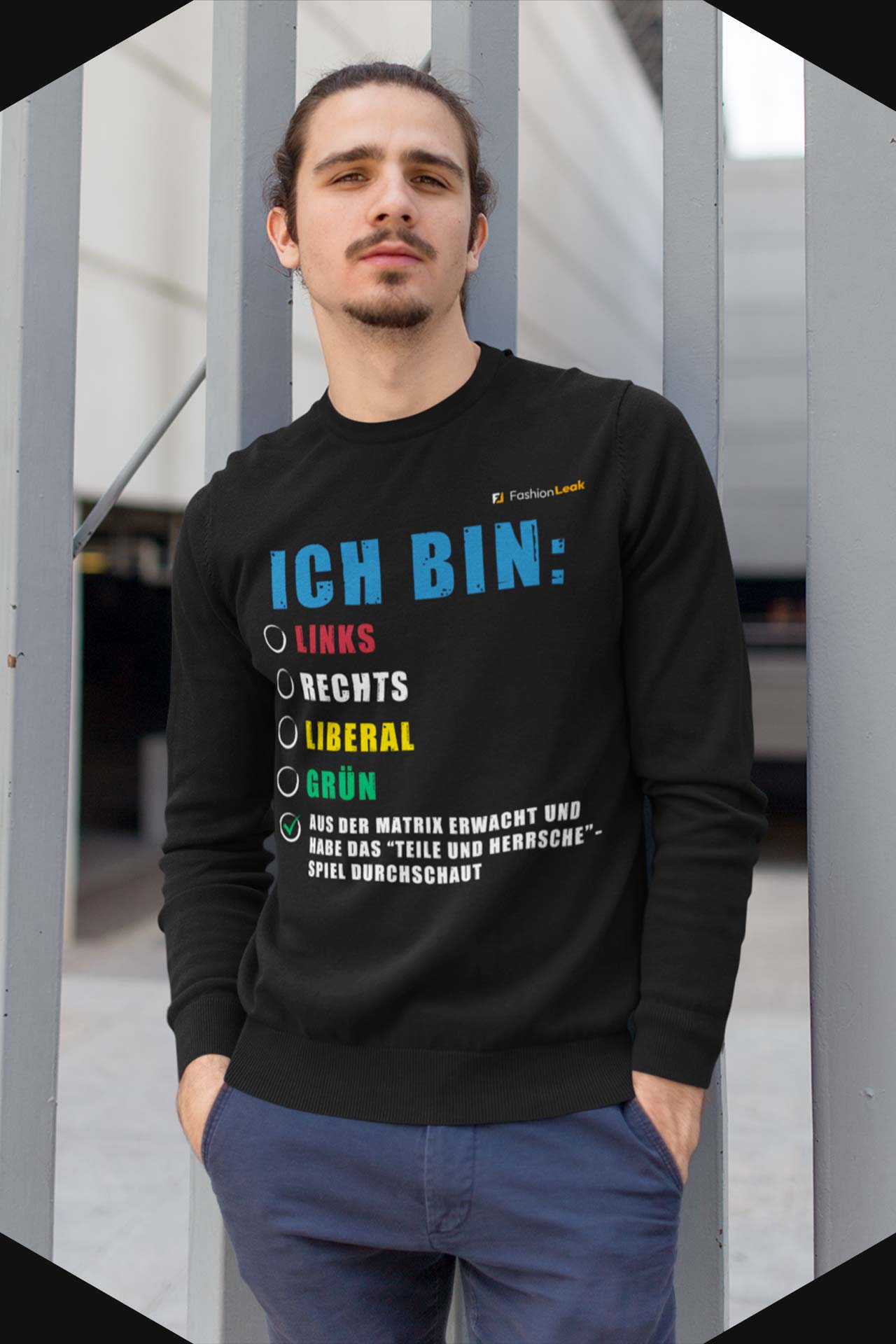 HerrenLeak Sweater - The Matrixxer