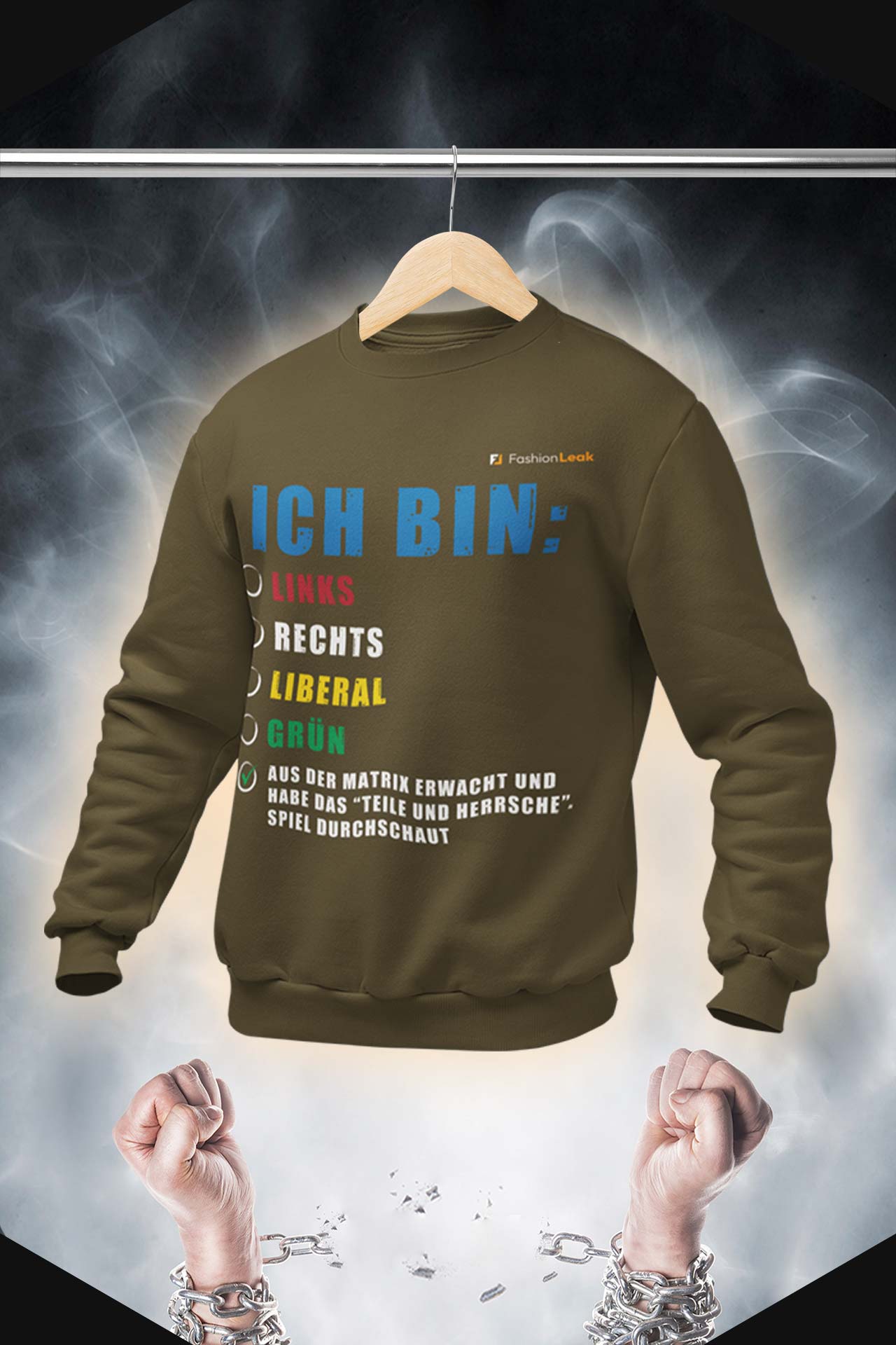 HerrenLeak Sweater - The Matrixxer