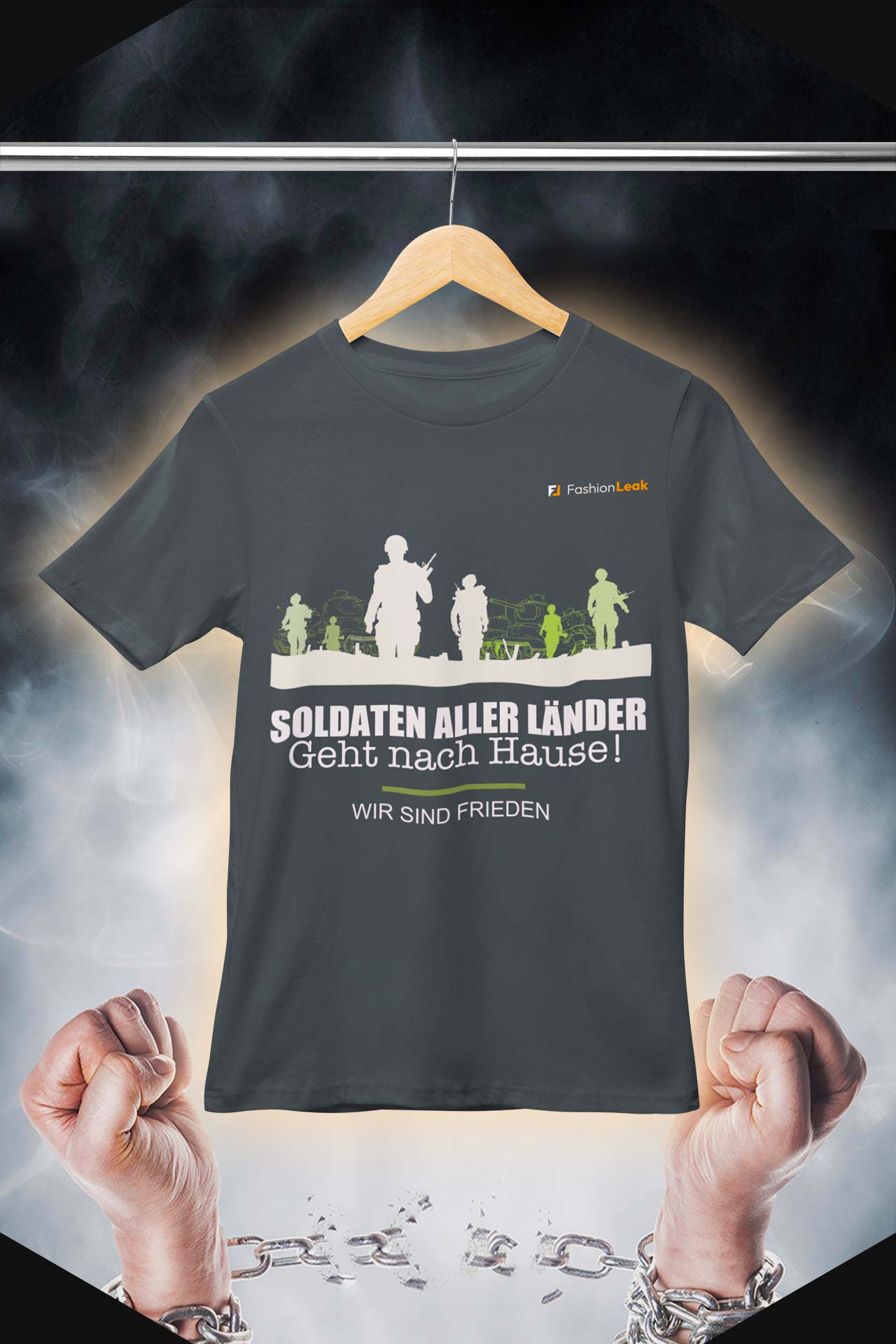 HerrenLeak T-Shirt (Normalfit) - Freedom-Seeker