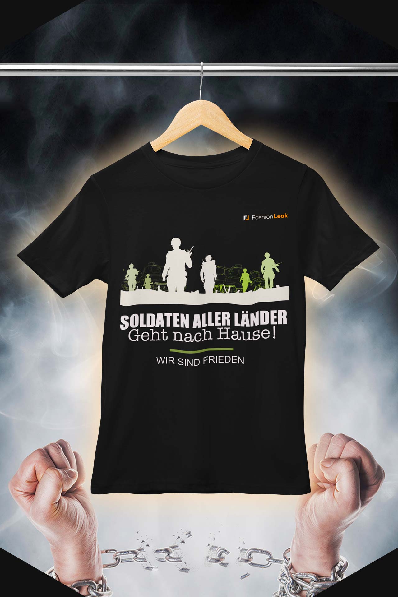 HerrenLeak T-Shirt (Normalfit) - Freedom-Seeker