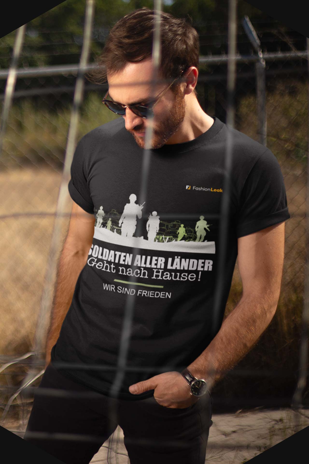 HerrenLeak T-Shirt (Normalfit) - Freedom-Seeker