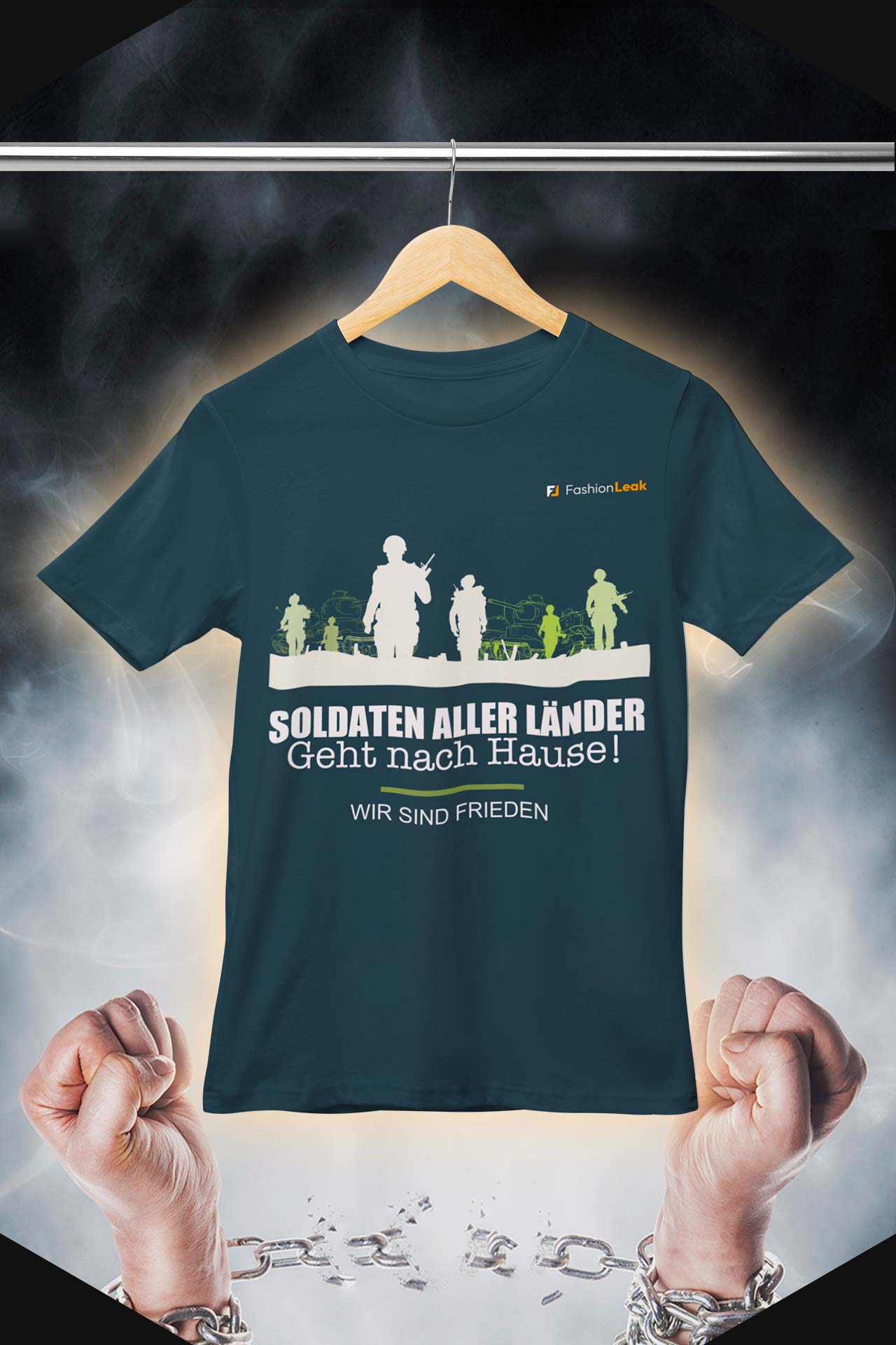 HerrenLeak T-Shirt (Normalfit) - Freedom-Seeker