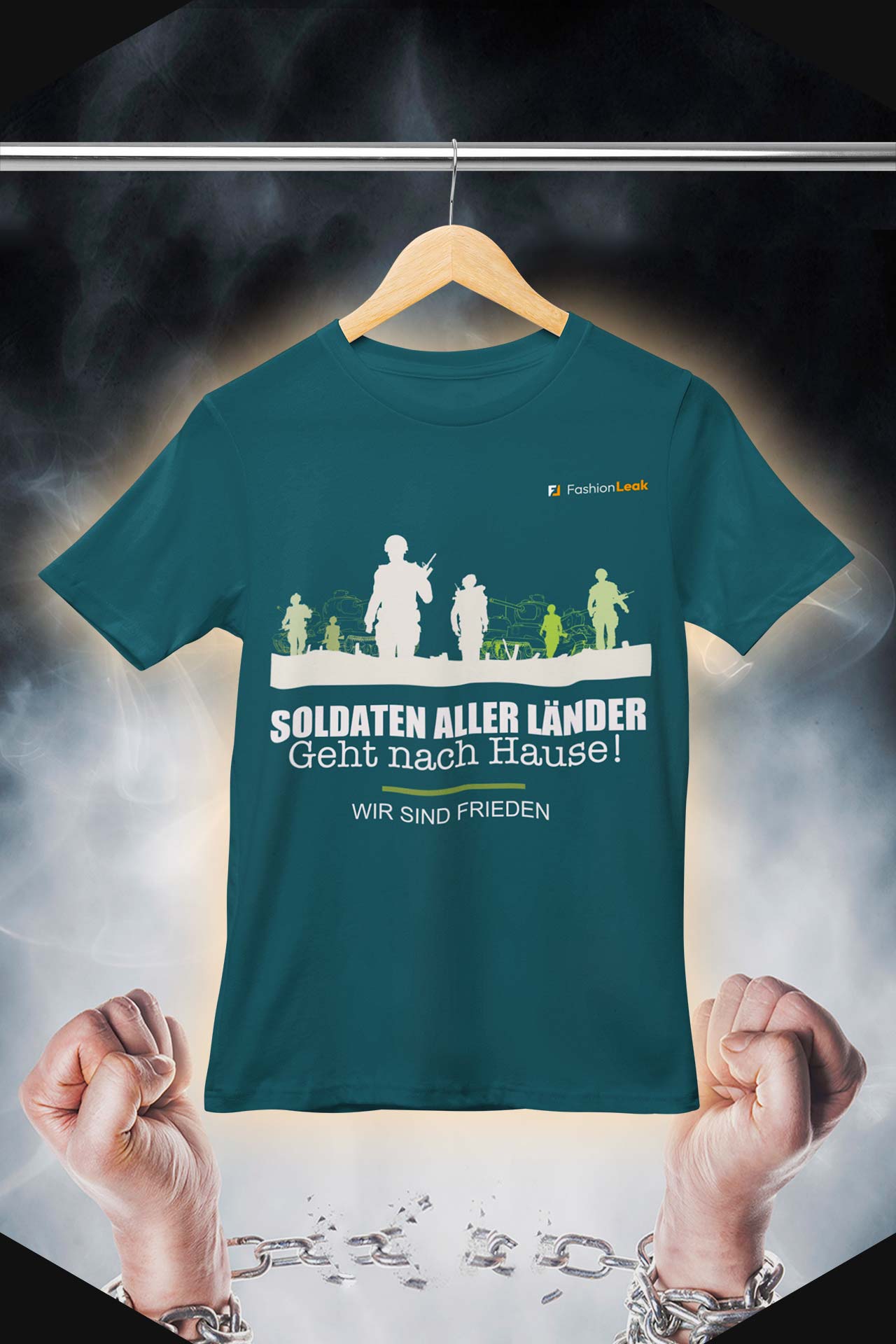 HerrenLeak T-Shirt (Normalfit) - Freedom-Seeker