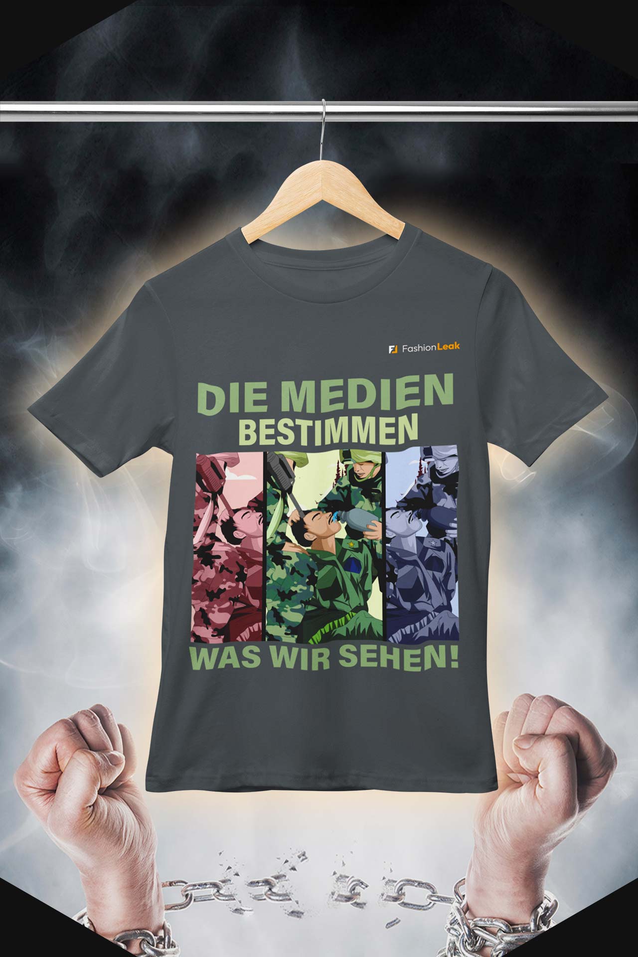 HerrenLeak T-Shirt (Normalfit) - The Brainwasher