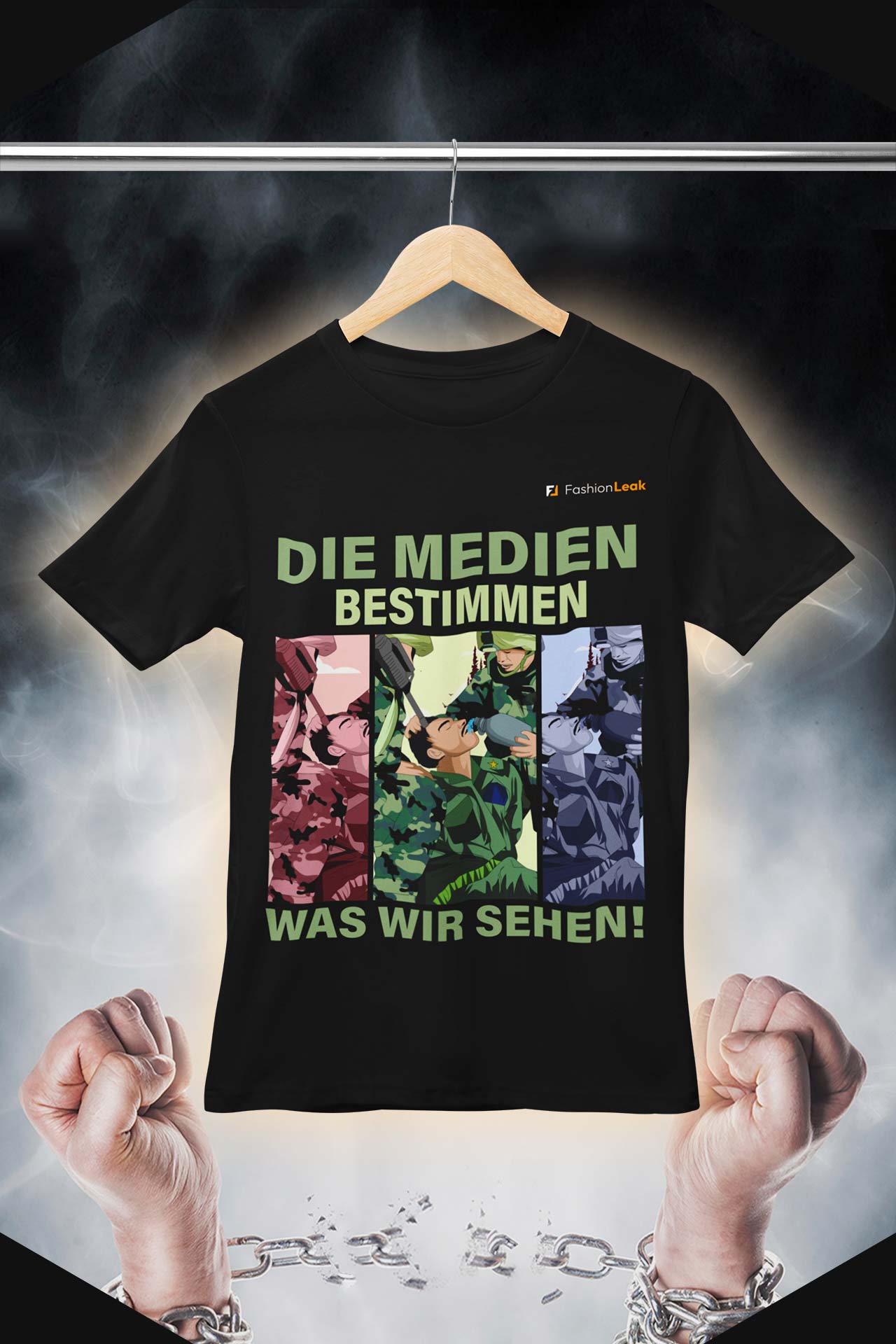 HerrenLeak T-Shirt (Normalfit) - The Brainwasher