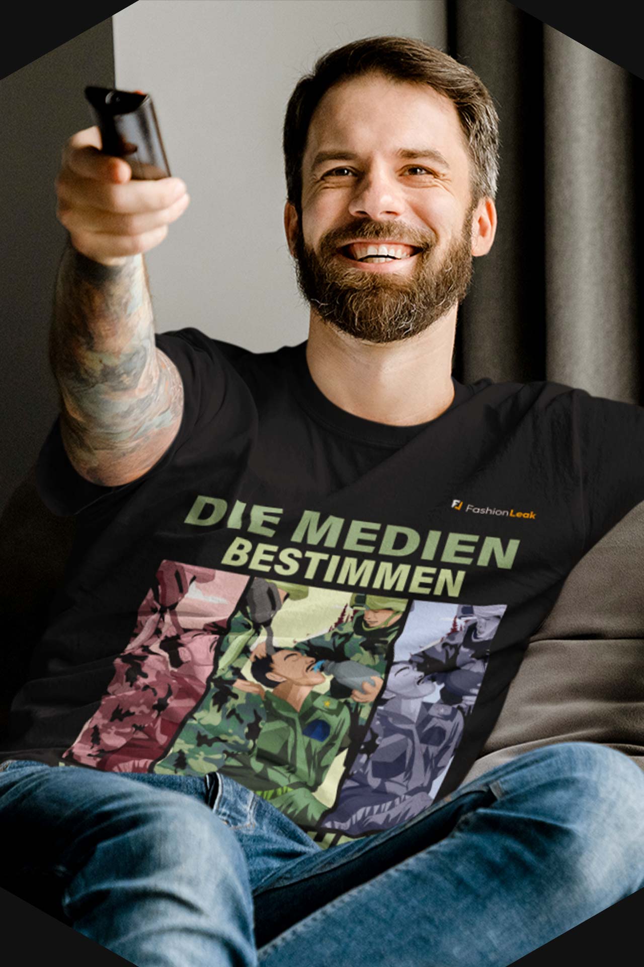 HerrenLeak T-Shirt (Normalfit) - The Brainwasher