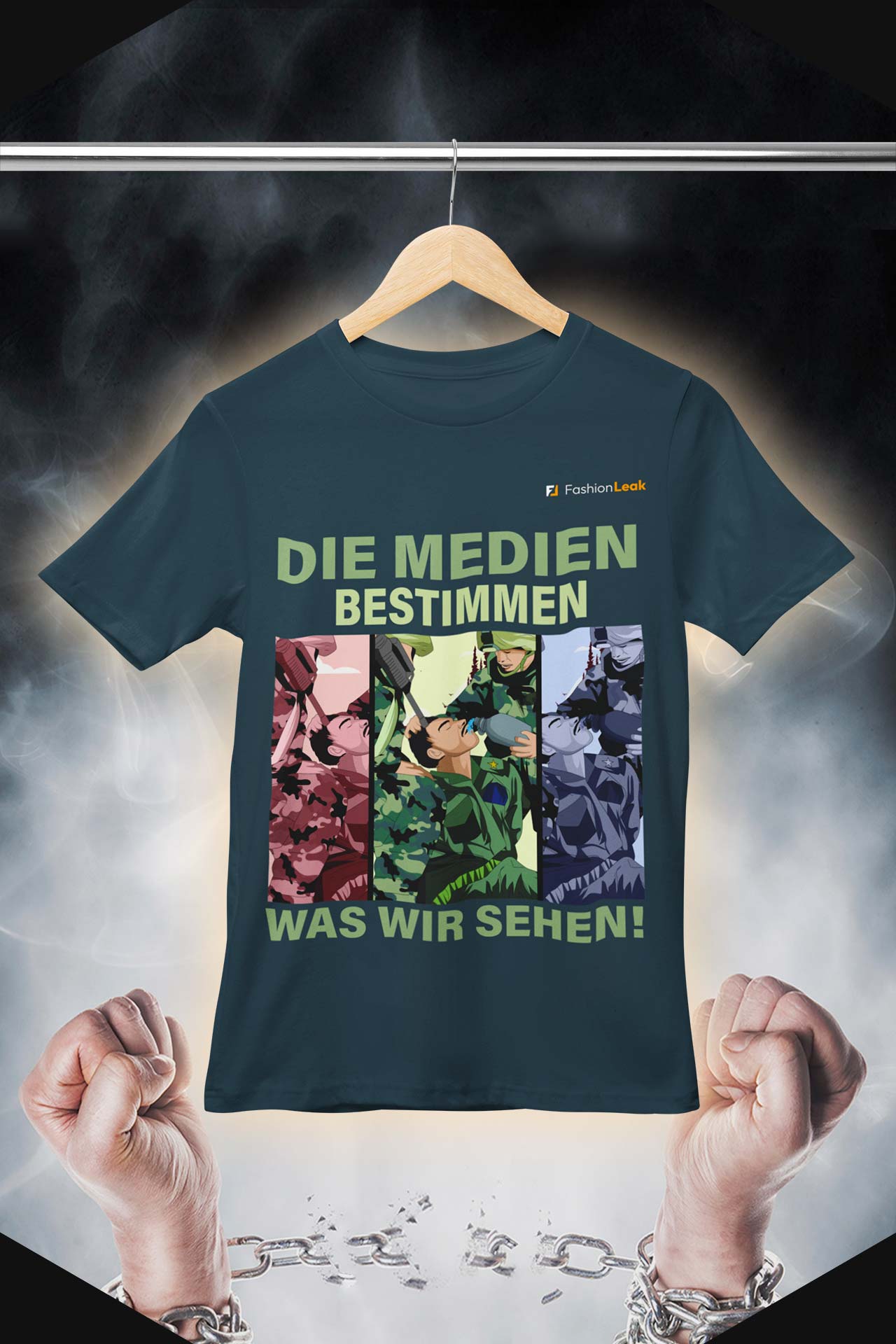 HerrenLeak T-Shirt (Normalfit) - The Brainwasher