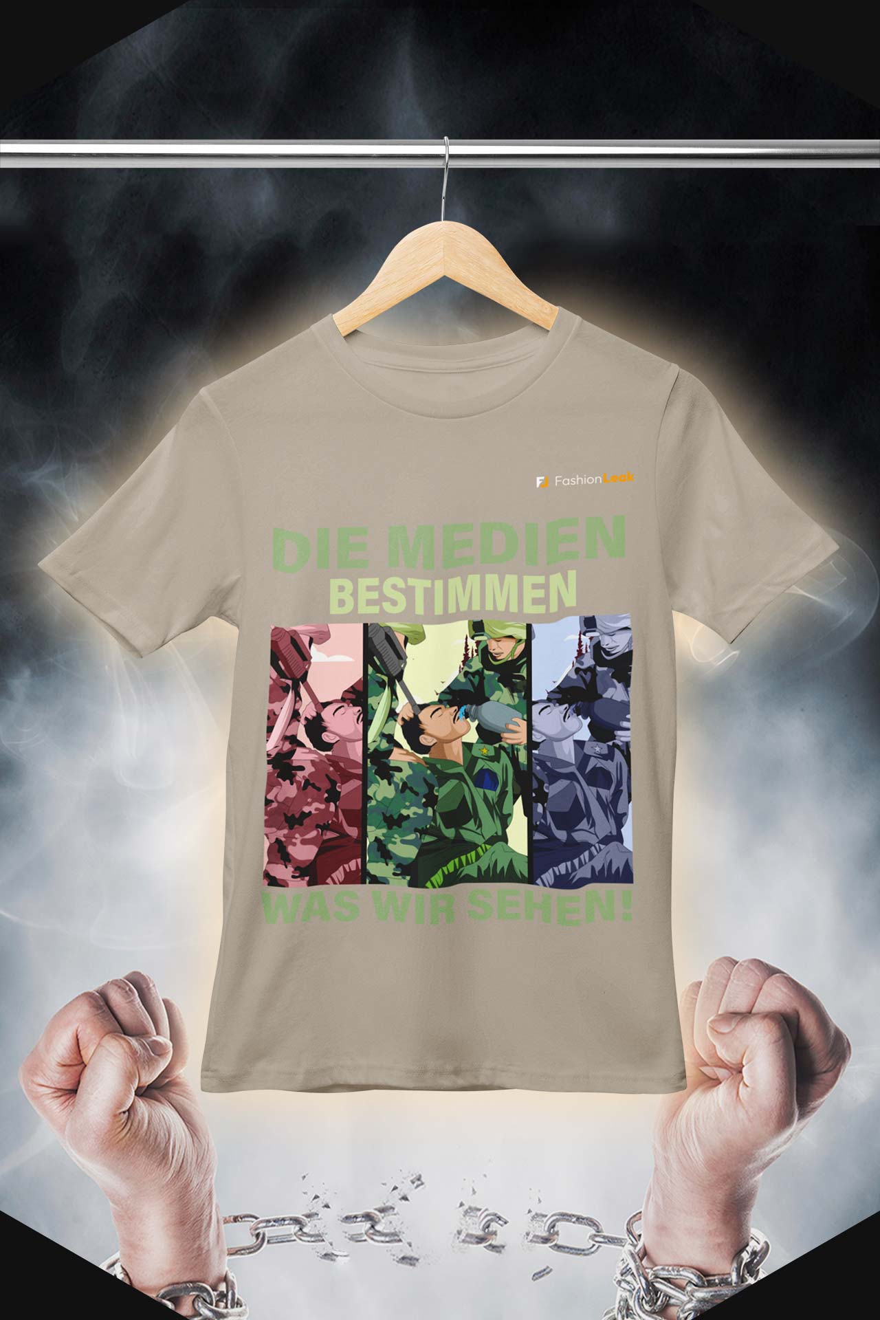 HerrenLeak T-Shirt (Normalfit) - The Brainwasher