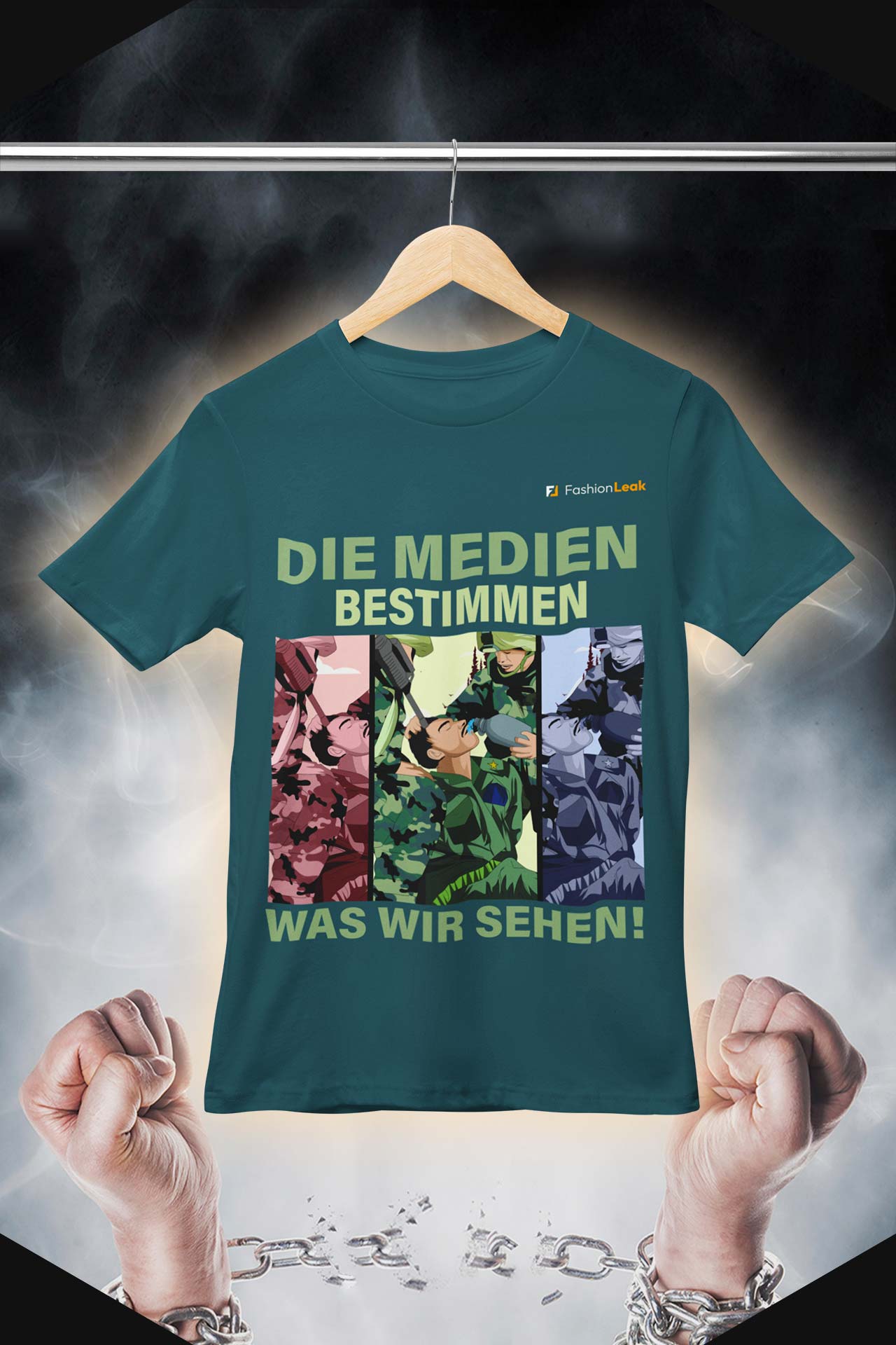 HerrenLeak T-Shirt (Normalfit) - The Brainwasher