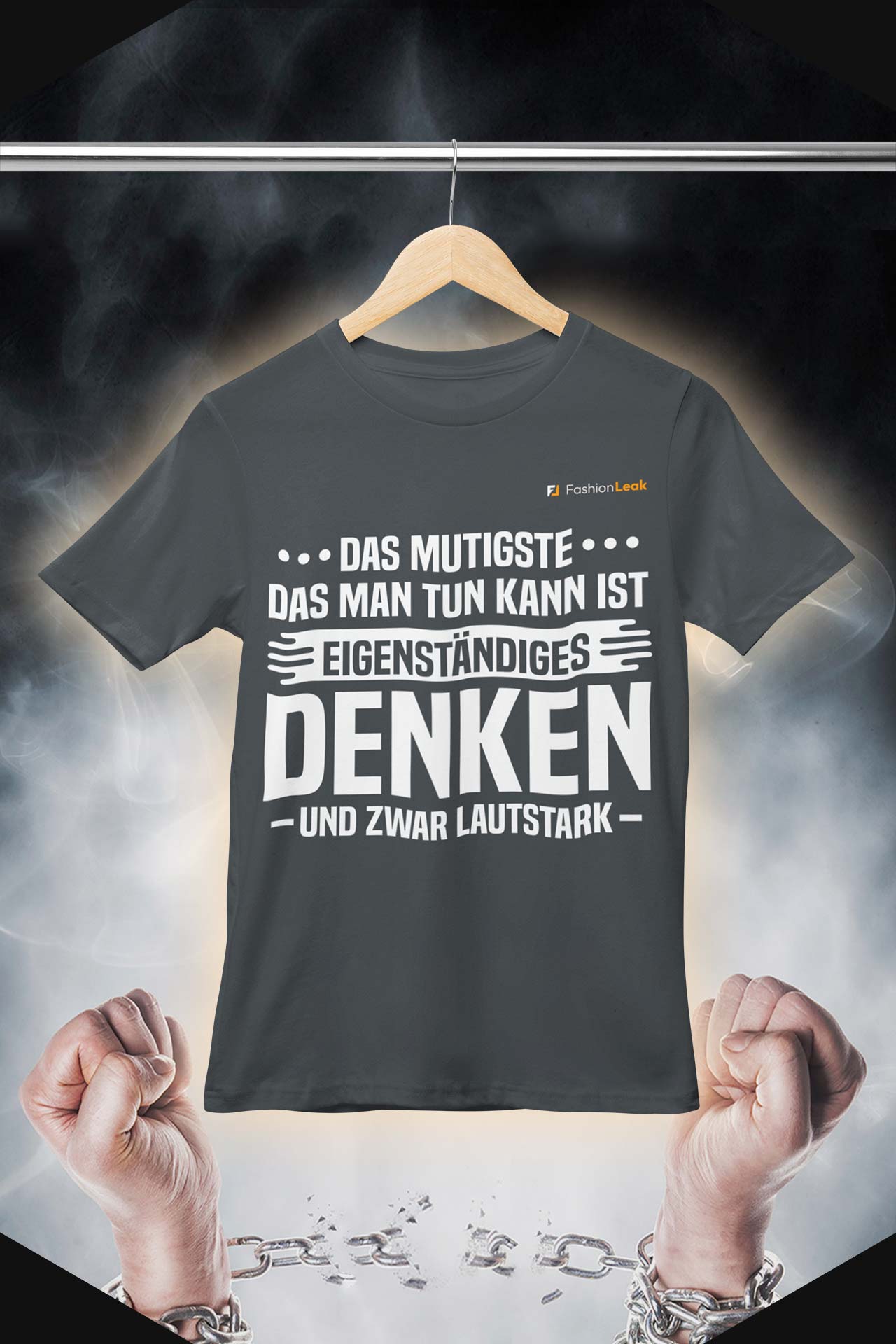 HerrenLeak T-Shirt (Normalfit) - The Thinker