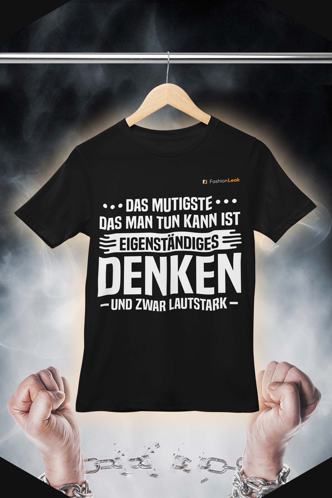 HerrenLeak T-Shirt (Normalfit) - The Thinker