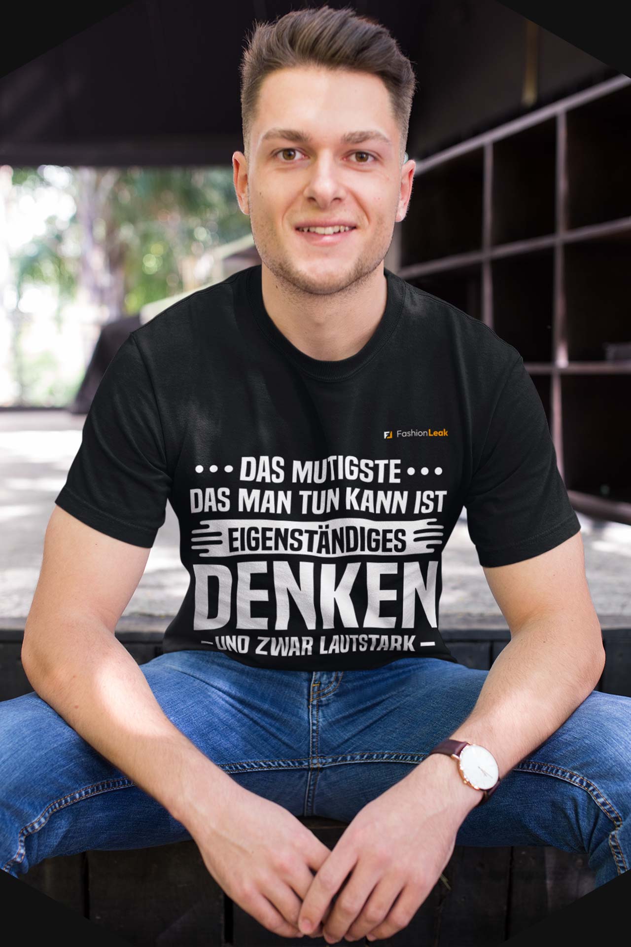 HerrenLeak T-Shirt (Normalfit) - The Thinker